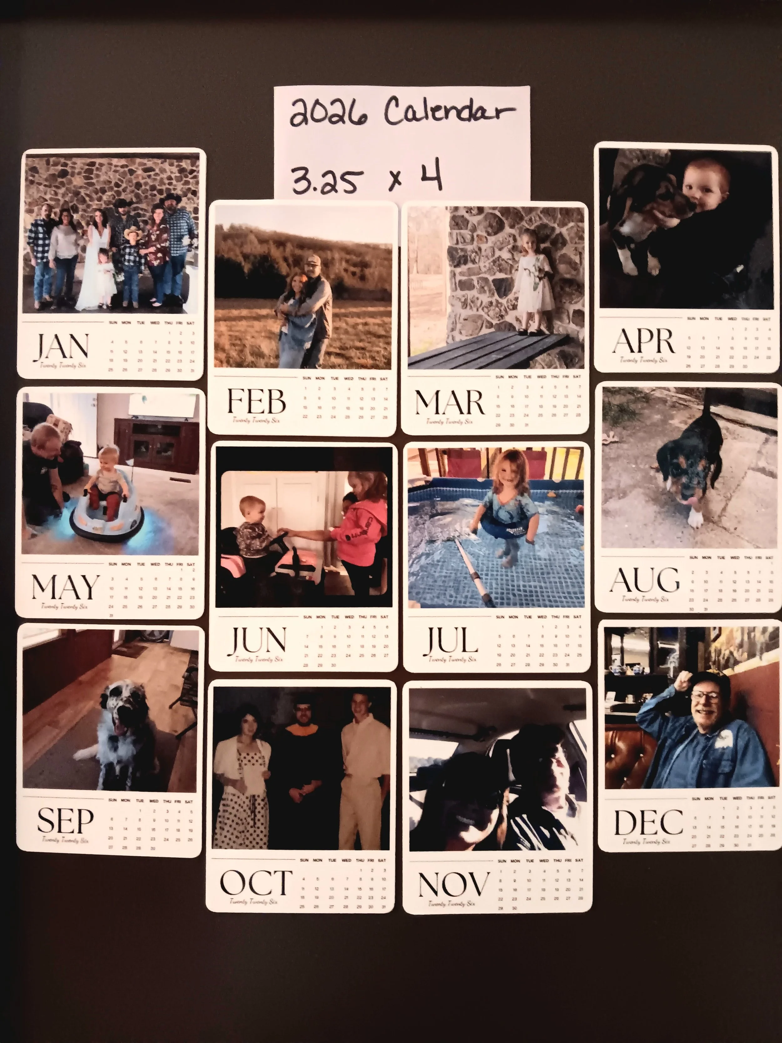 2026 Calendar Magnets