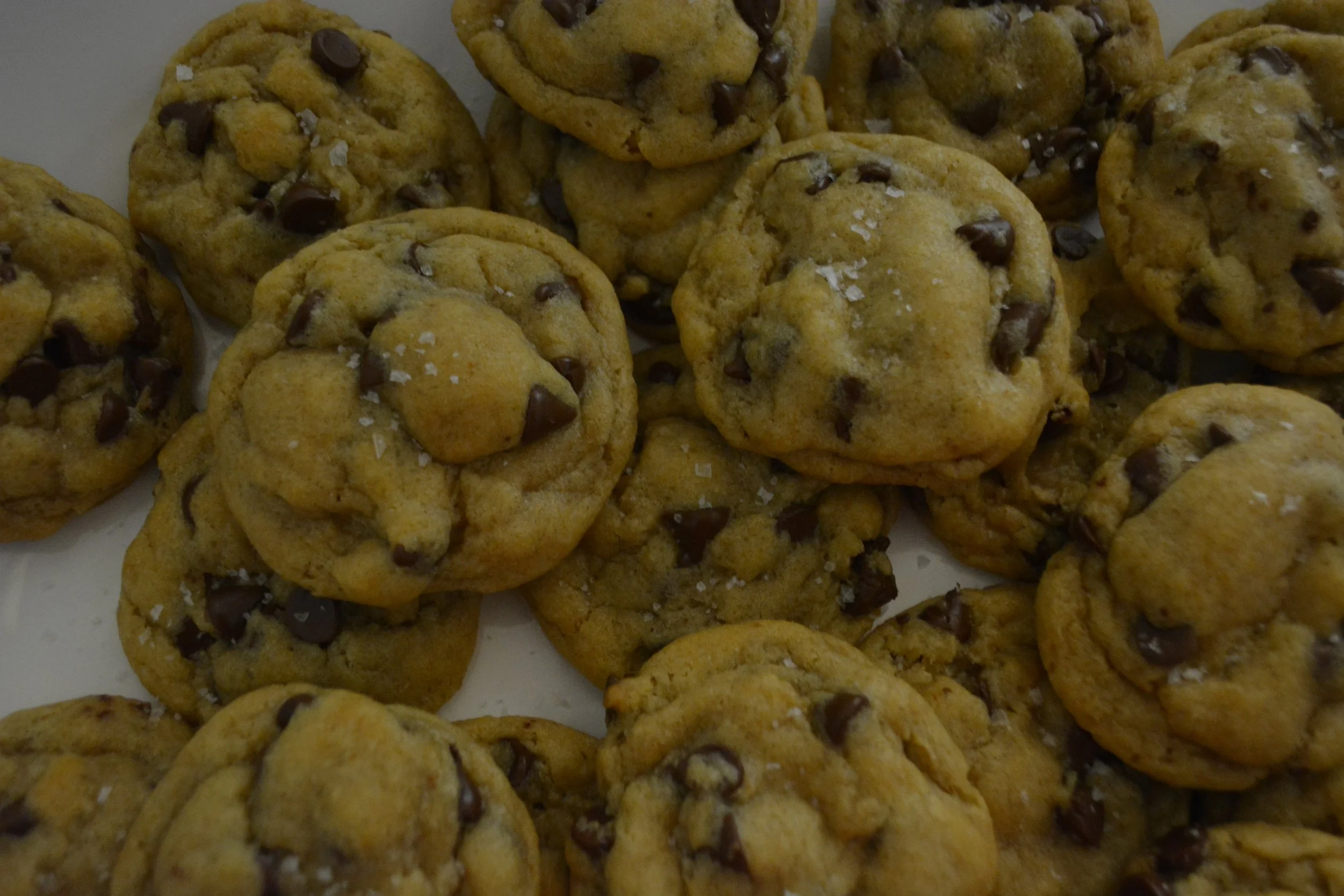 Organic Brown Butter Sourdough Chocolate Chip Cookies