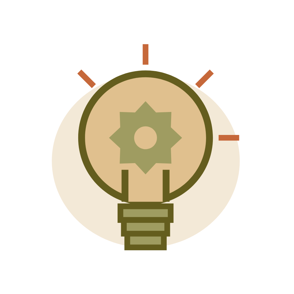 Illustration of a light bulb