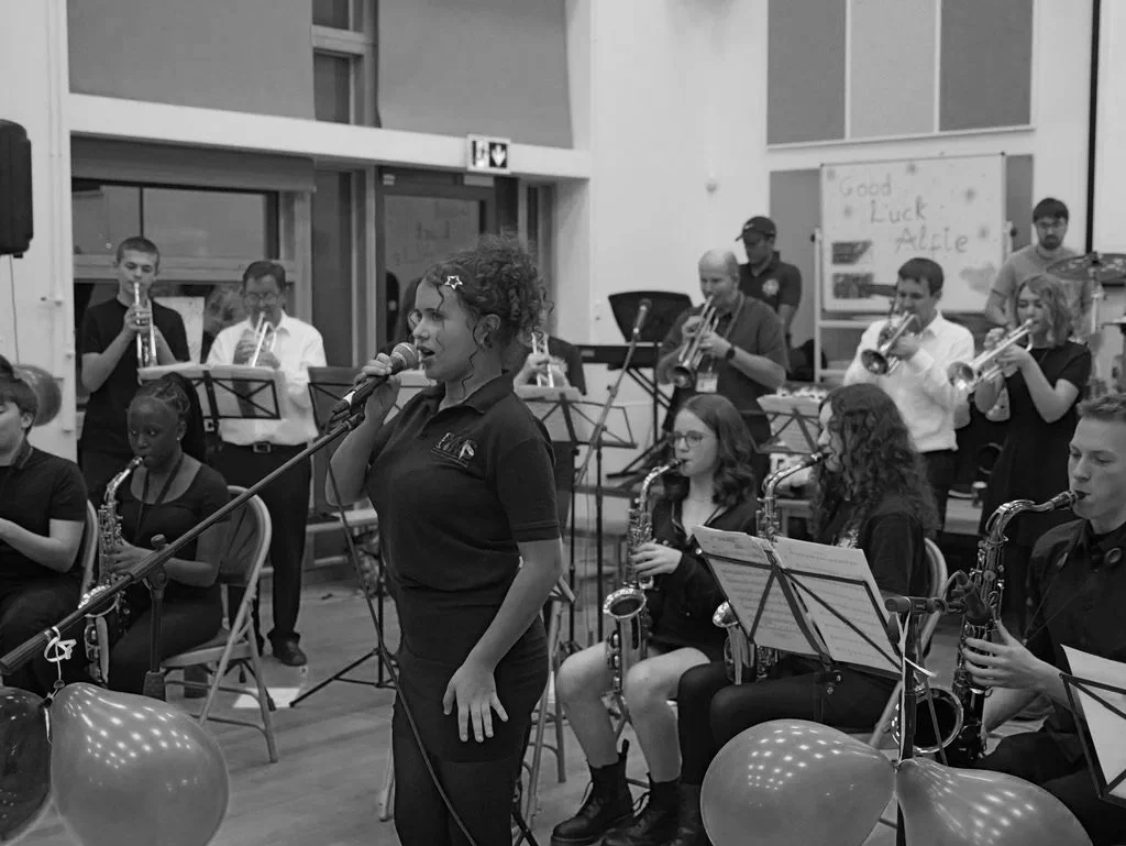 School band performance