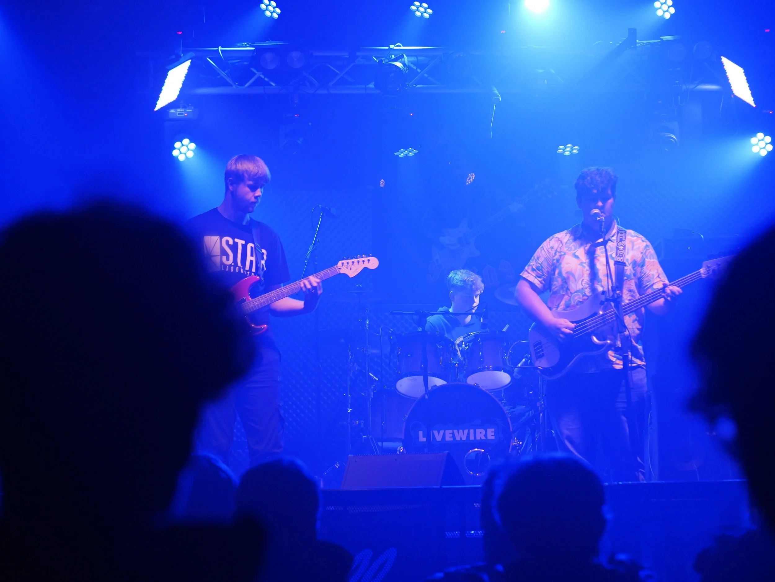Live band performing on stage
