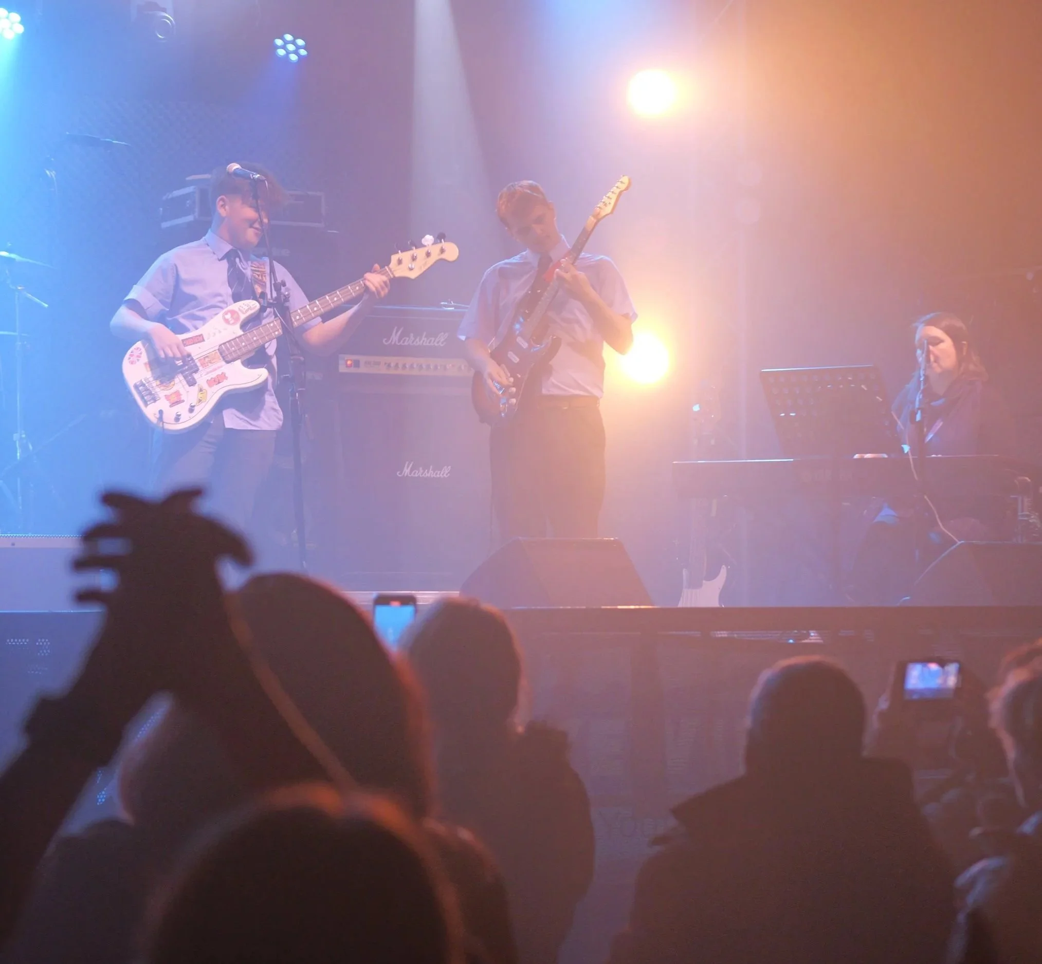 Live band performing on stage