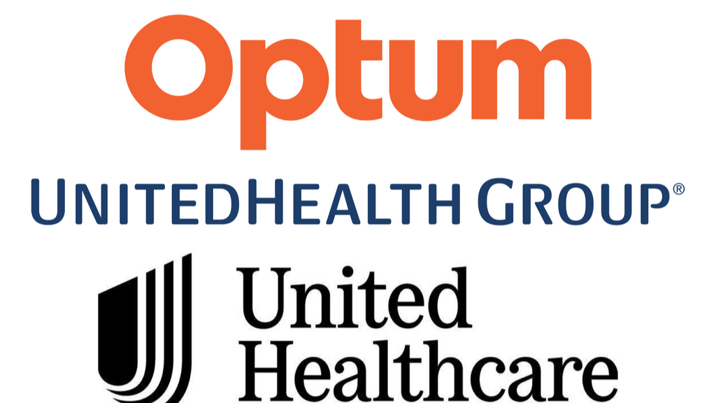 Logos of Optum, UnitedHealth Group, and United Healthcare.