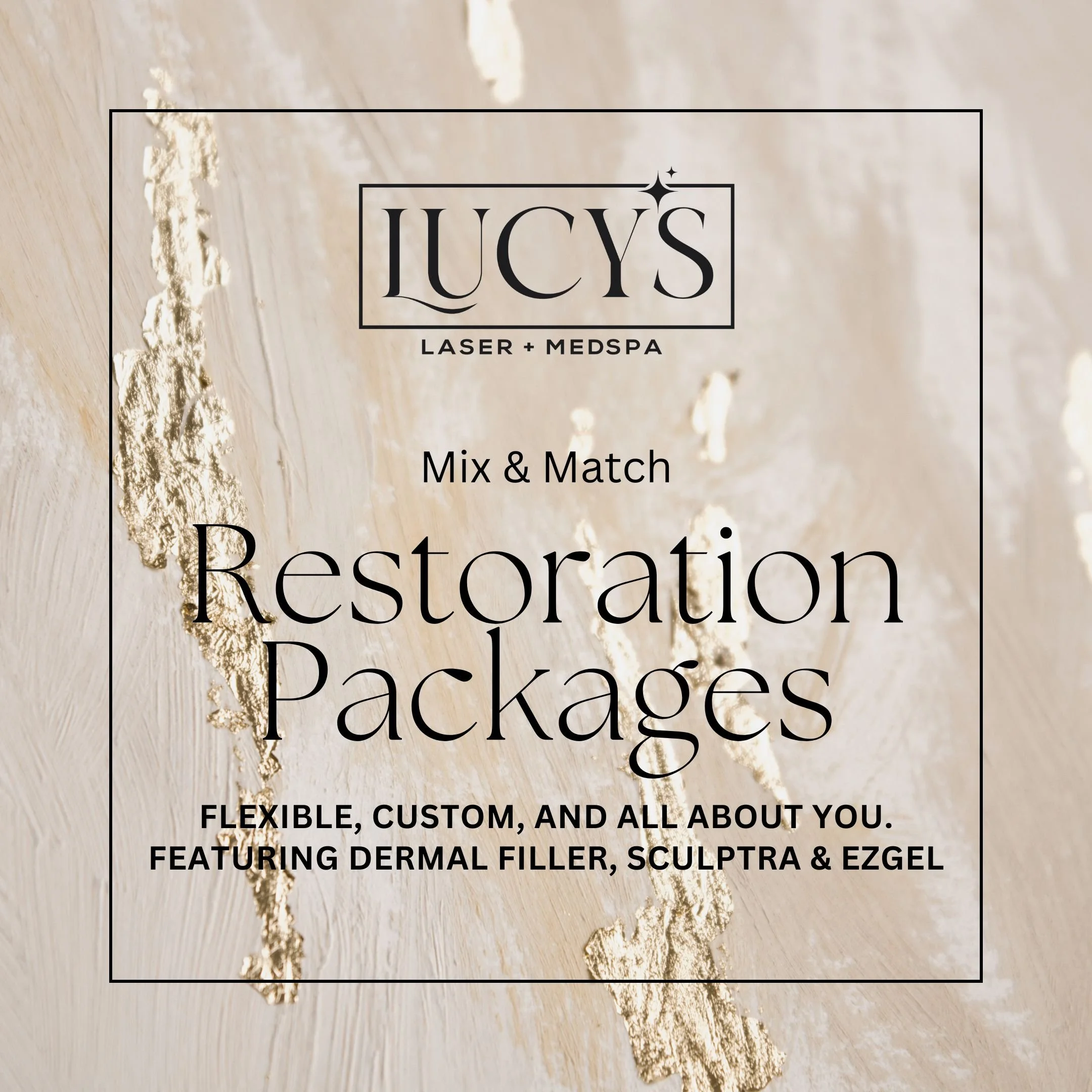 Introducing Mix &amp; Match Restoration Packages at Lucy’s Laser and Medspa