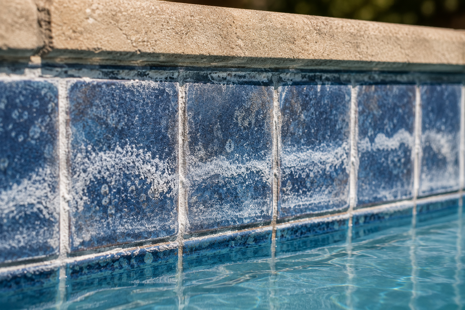 What Causes White Scale on Pool Tile (And How to Get Rid of It)