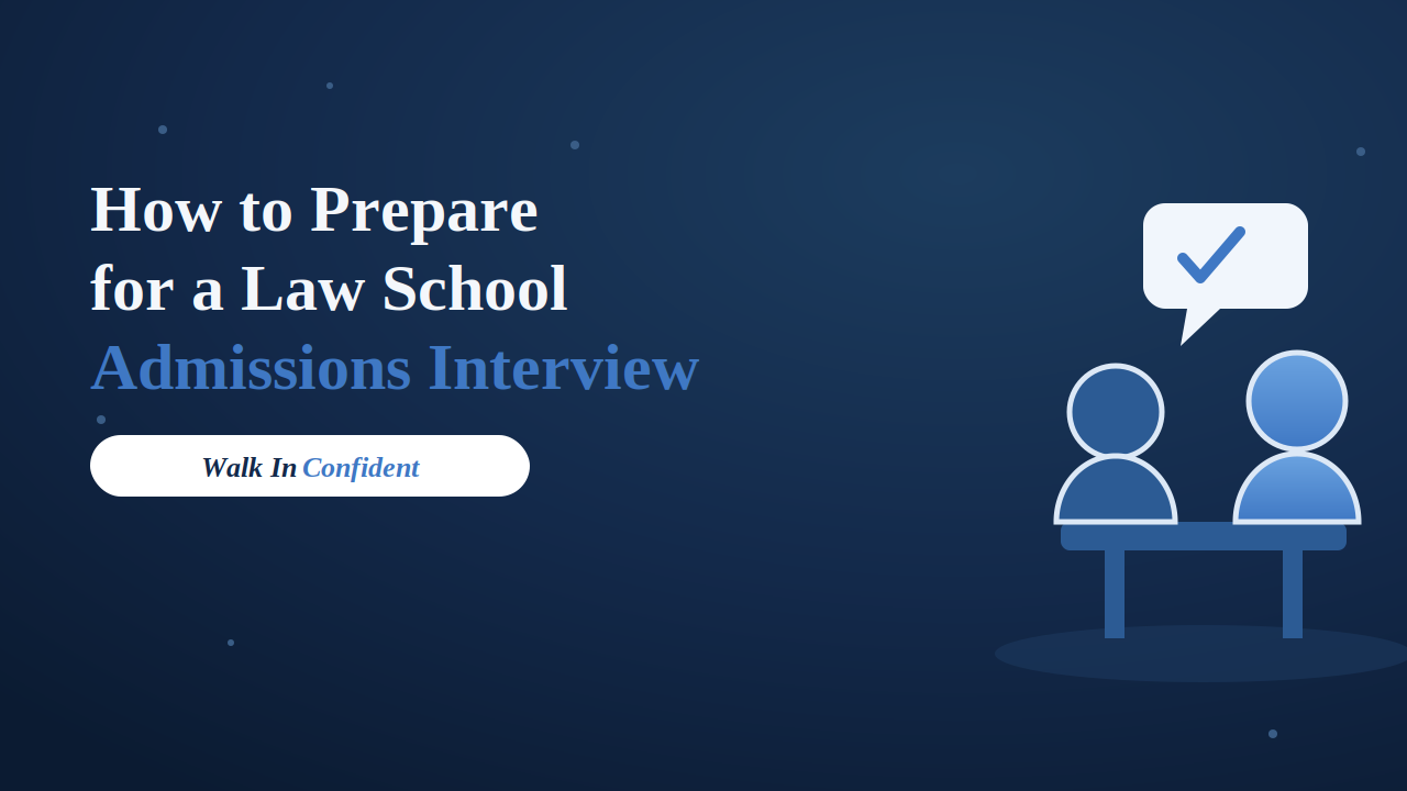 How to Prepare for a Law School Admissions Interview