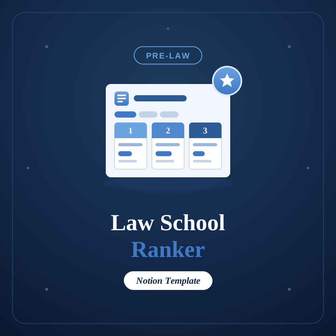 The Law School Ranking System (Notion Template)
