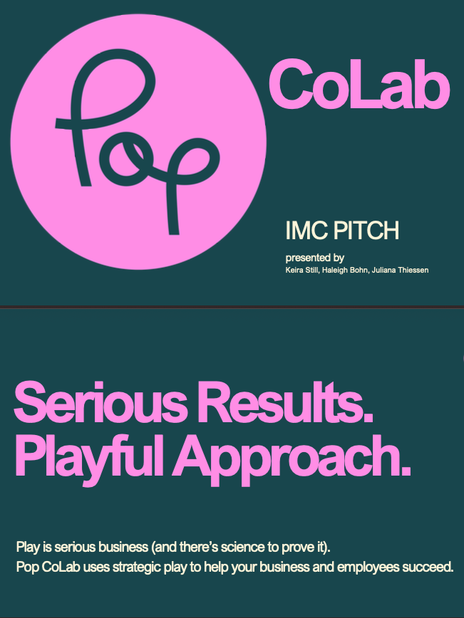 Cover of Pop CoLab marketing presentation