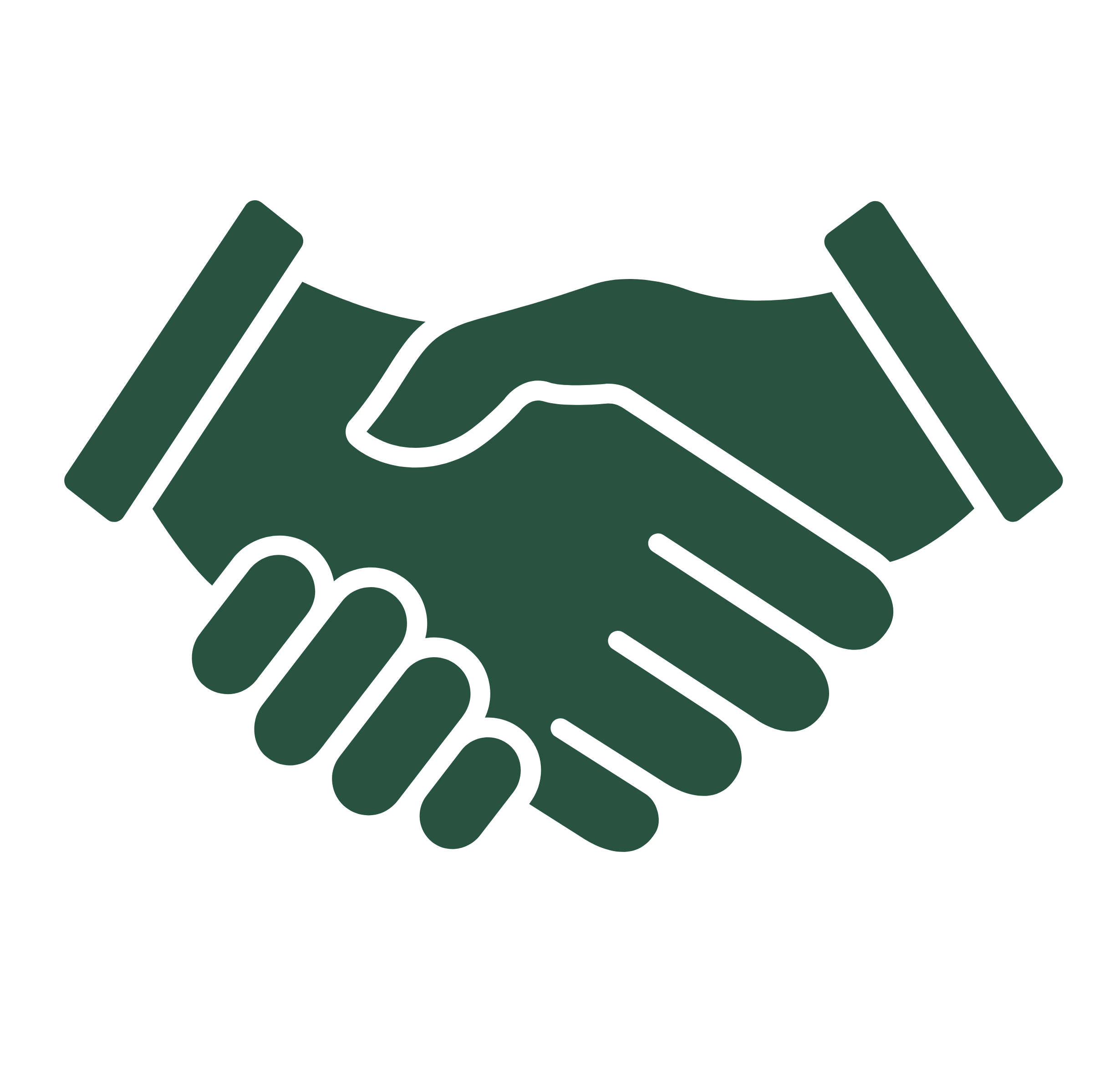 Illustration of two hands shaking.