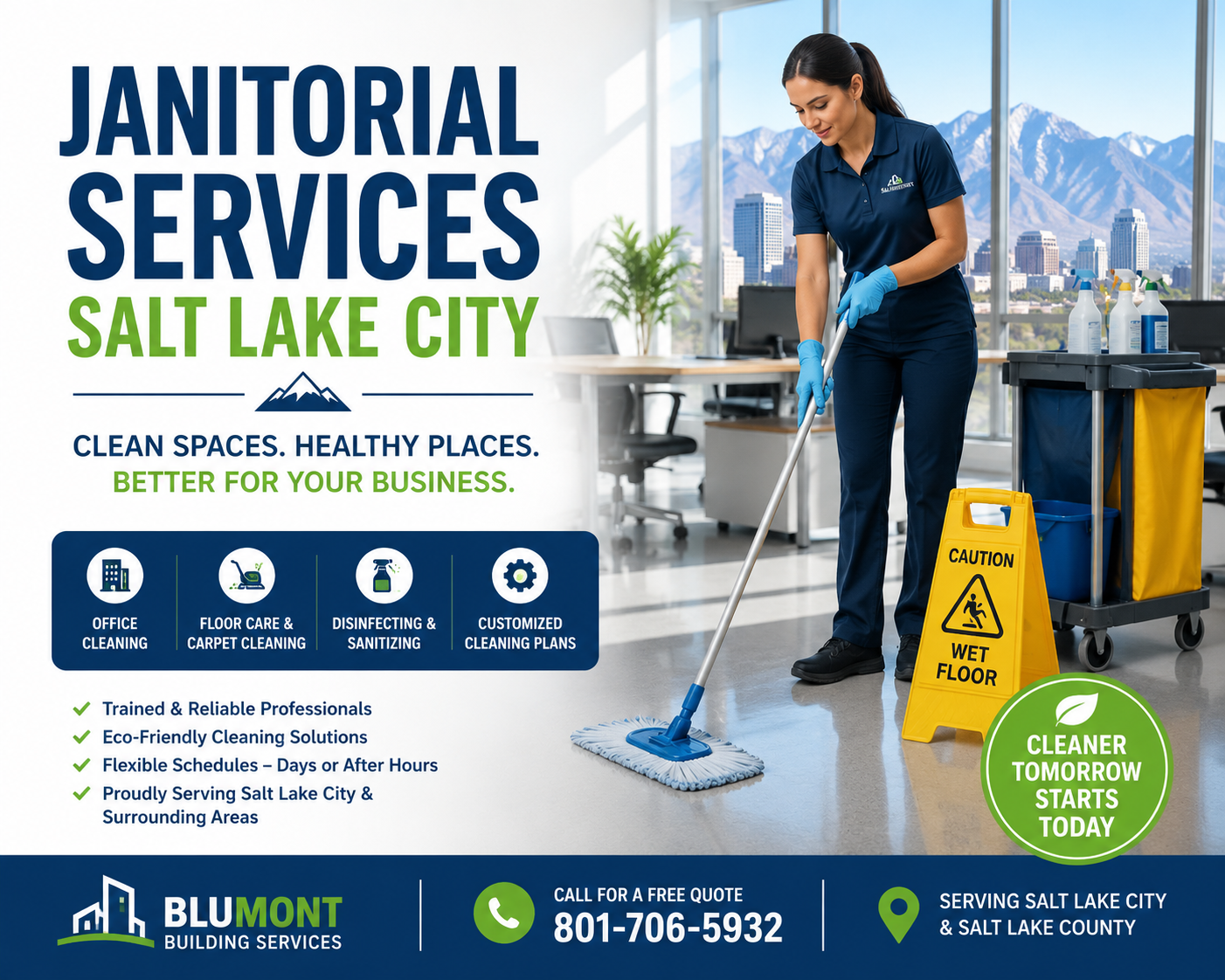 Top Janitorial Services in Salt Lake City: Why Professional Cleaning Matters for Your Business