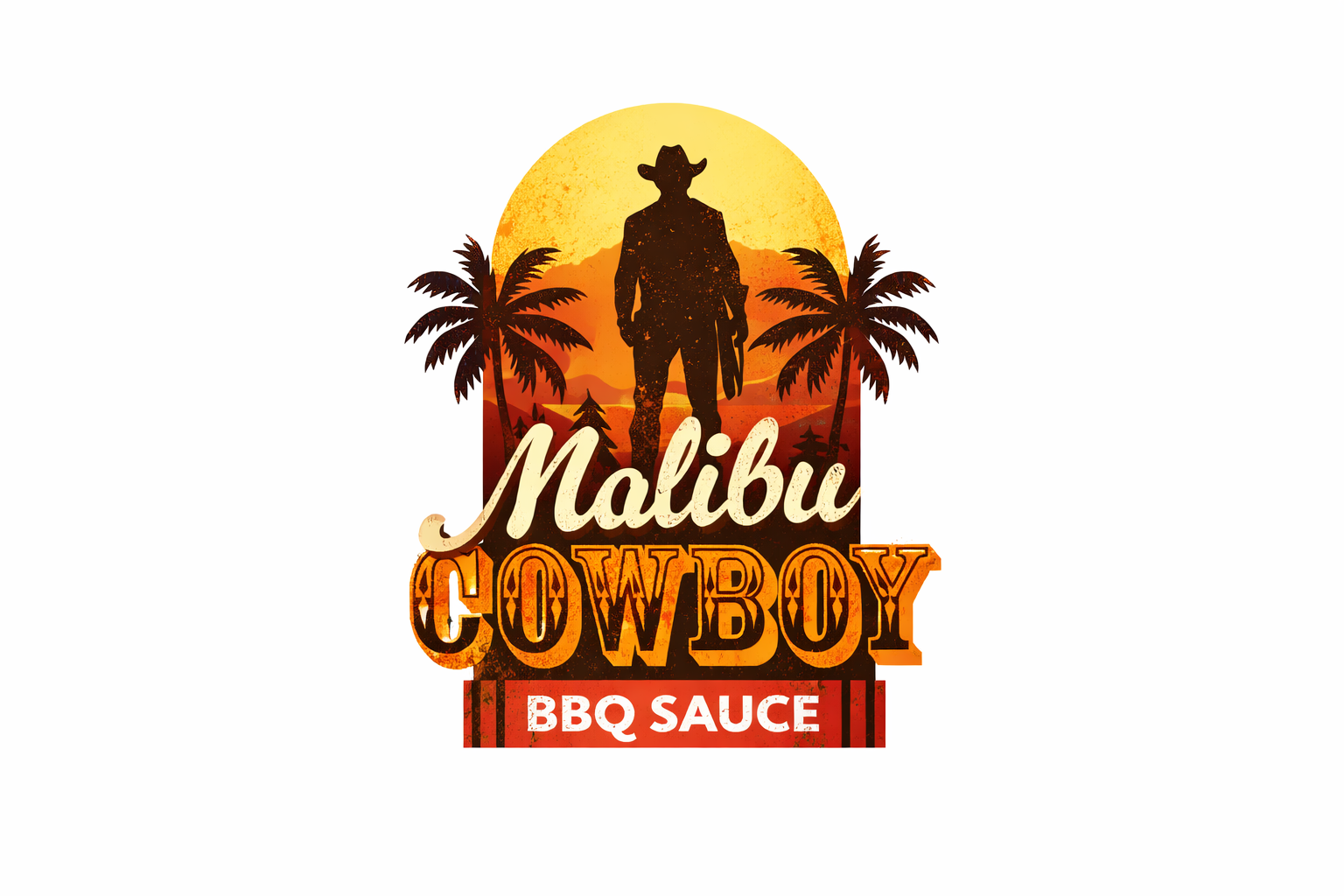Malibu Cowboy BBQ Sauce logo.png