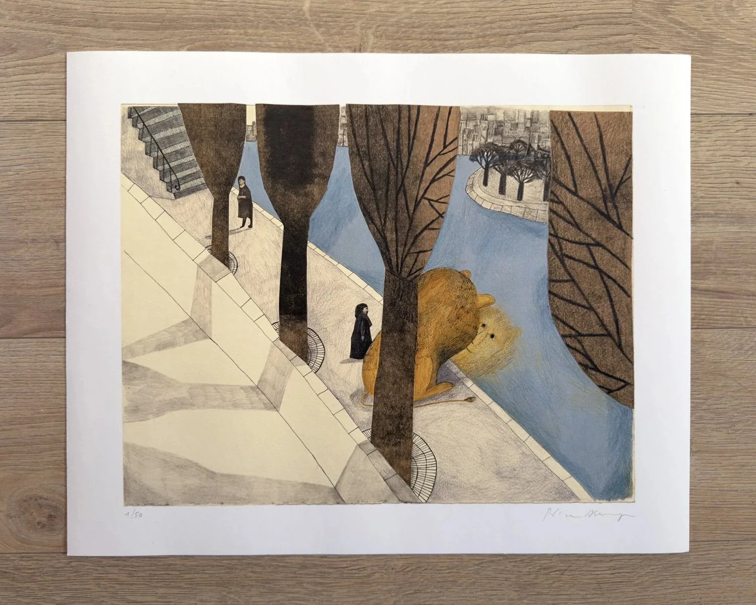 Un lion à Paris