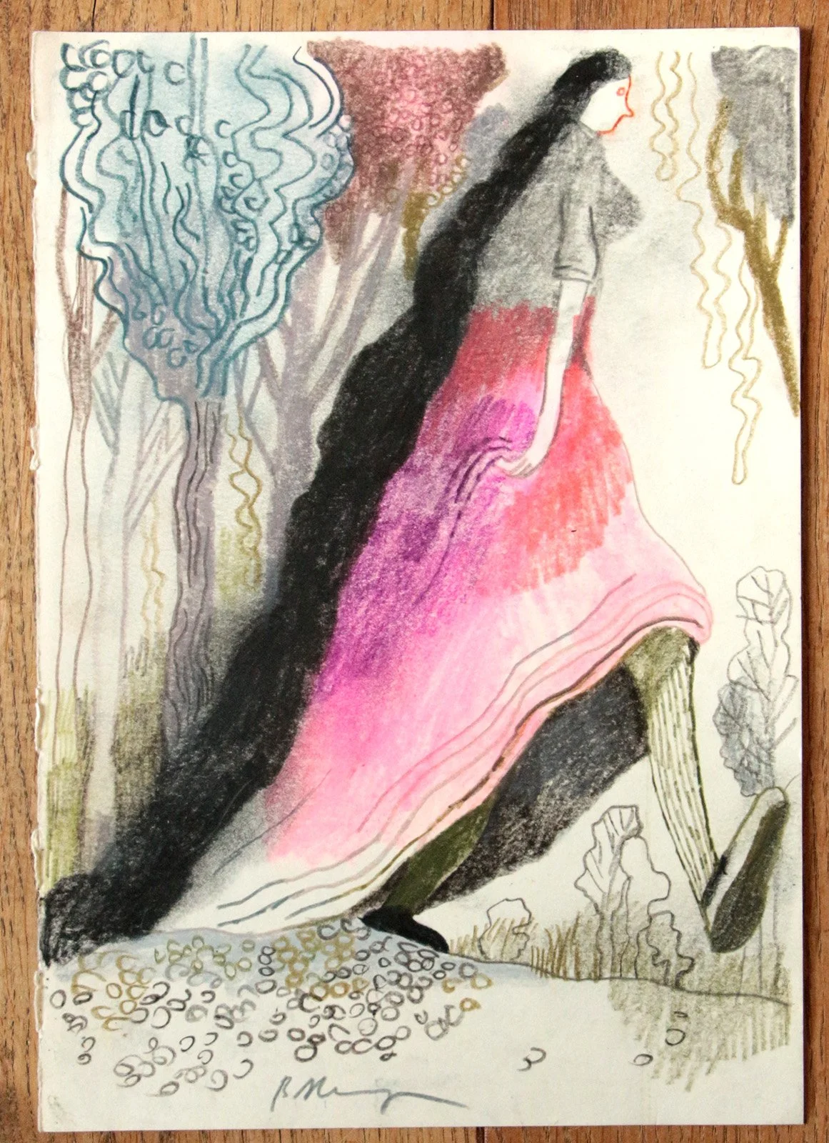 Sketch for "adieu Blanche-Neige"