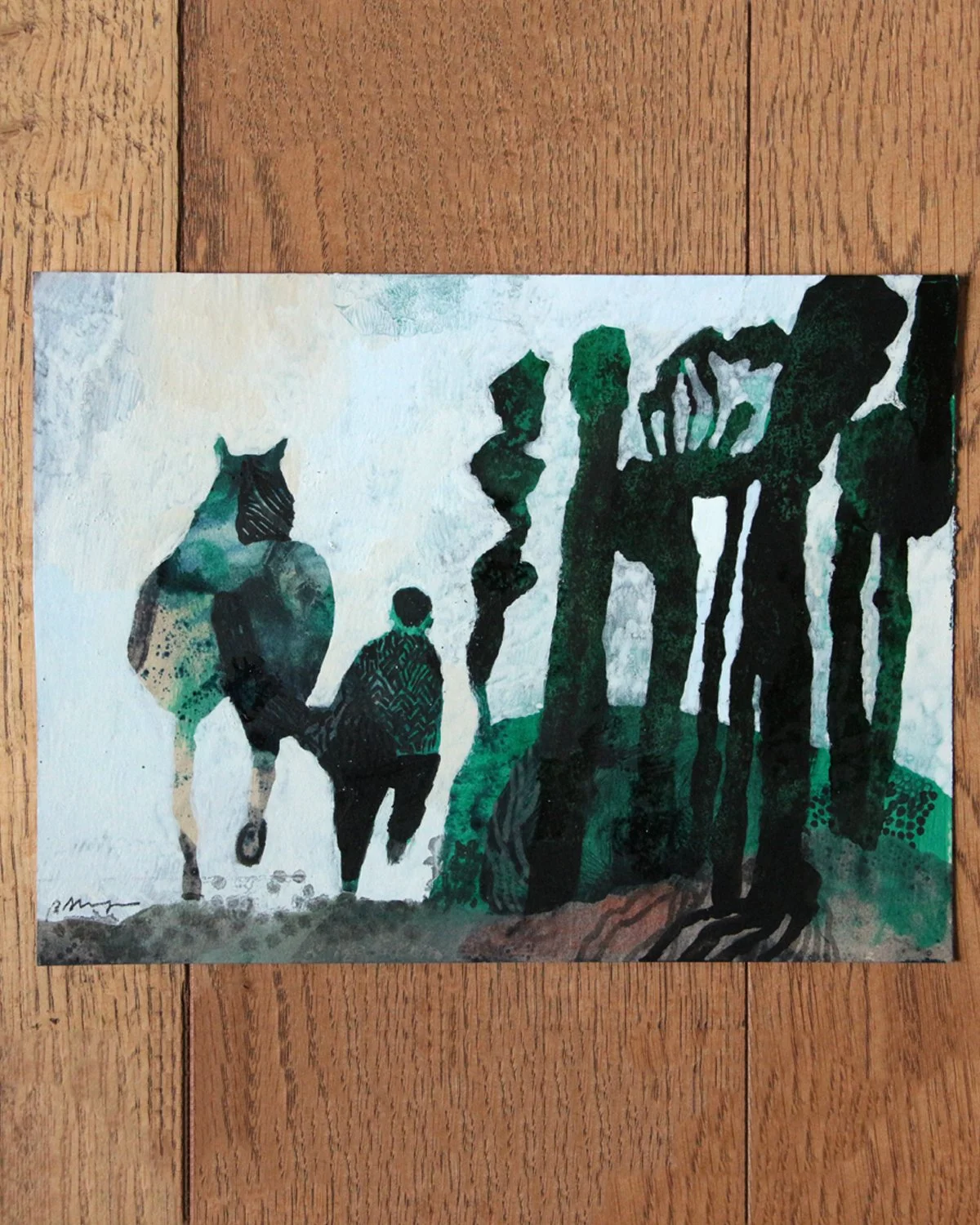 The guy and the horse