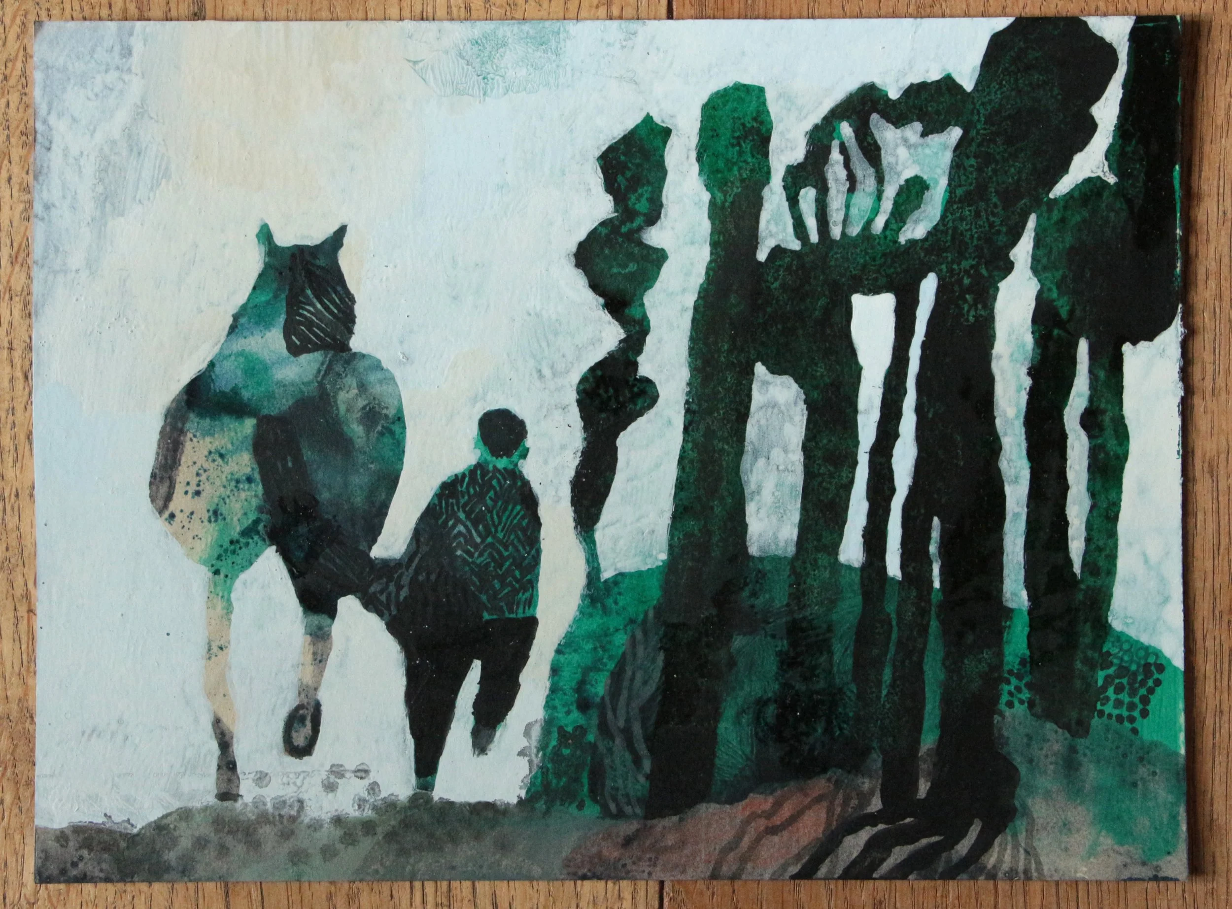 The guy and the horse