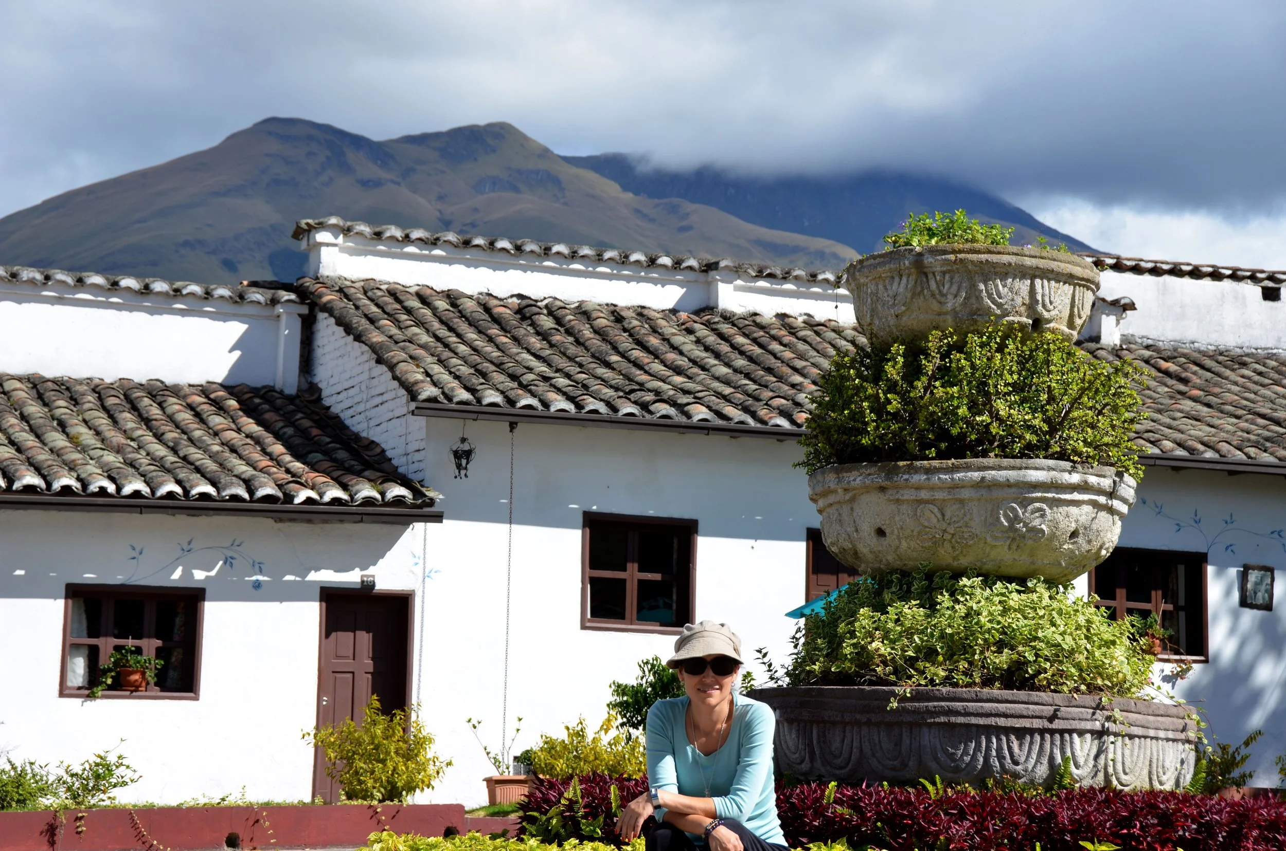 Contemplating the beauty of the Andes in Ecuador