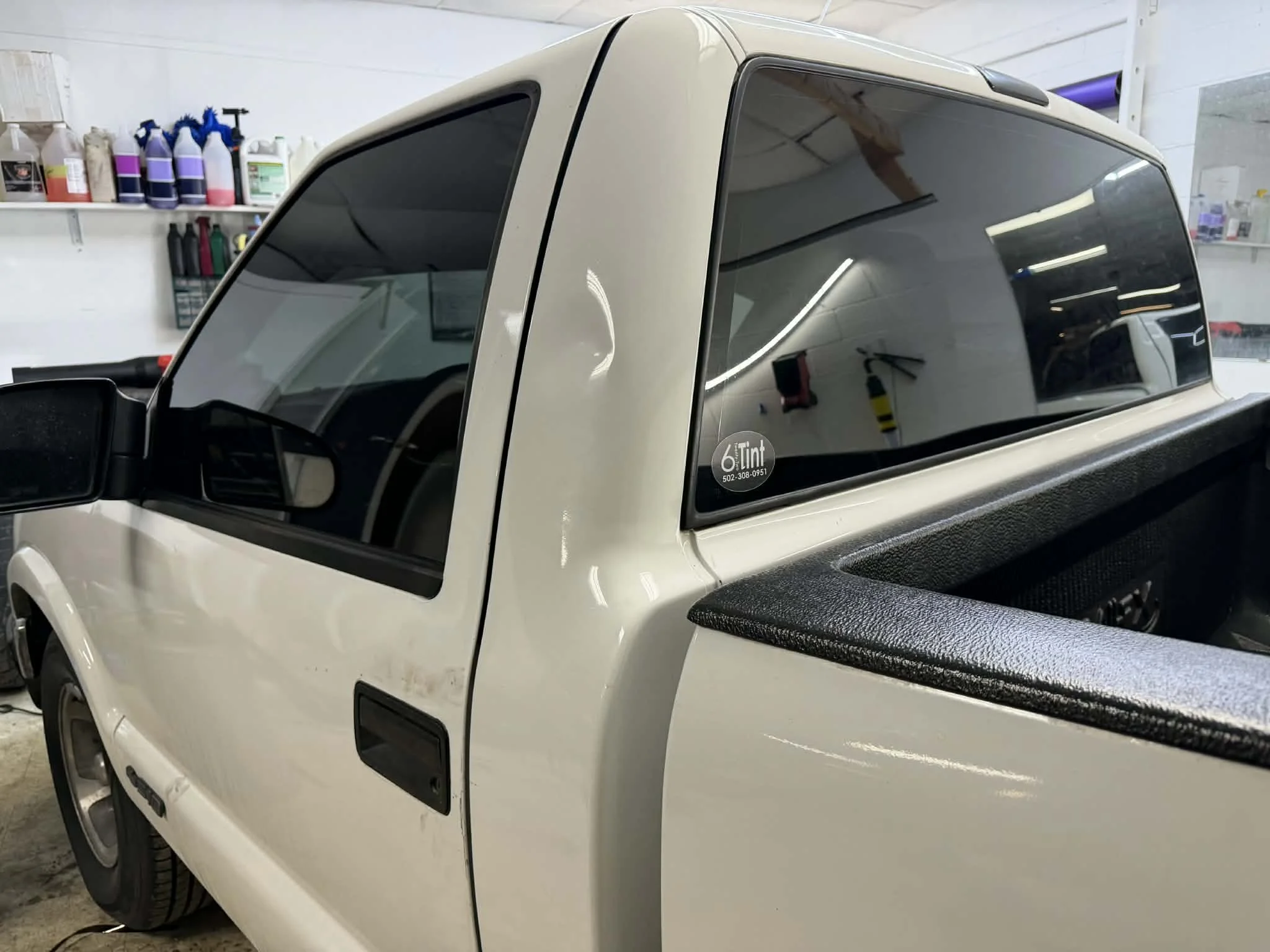 Single Cab Pickup Truck - All Around (not including front windshield)