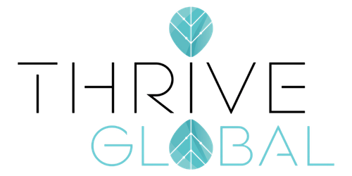 Logo with a blue leaf above and below the word "GLOBAL" with stylized letters.