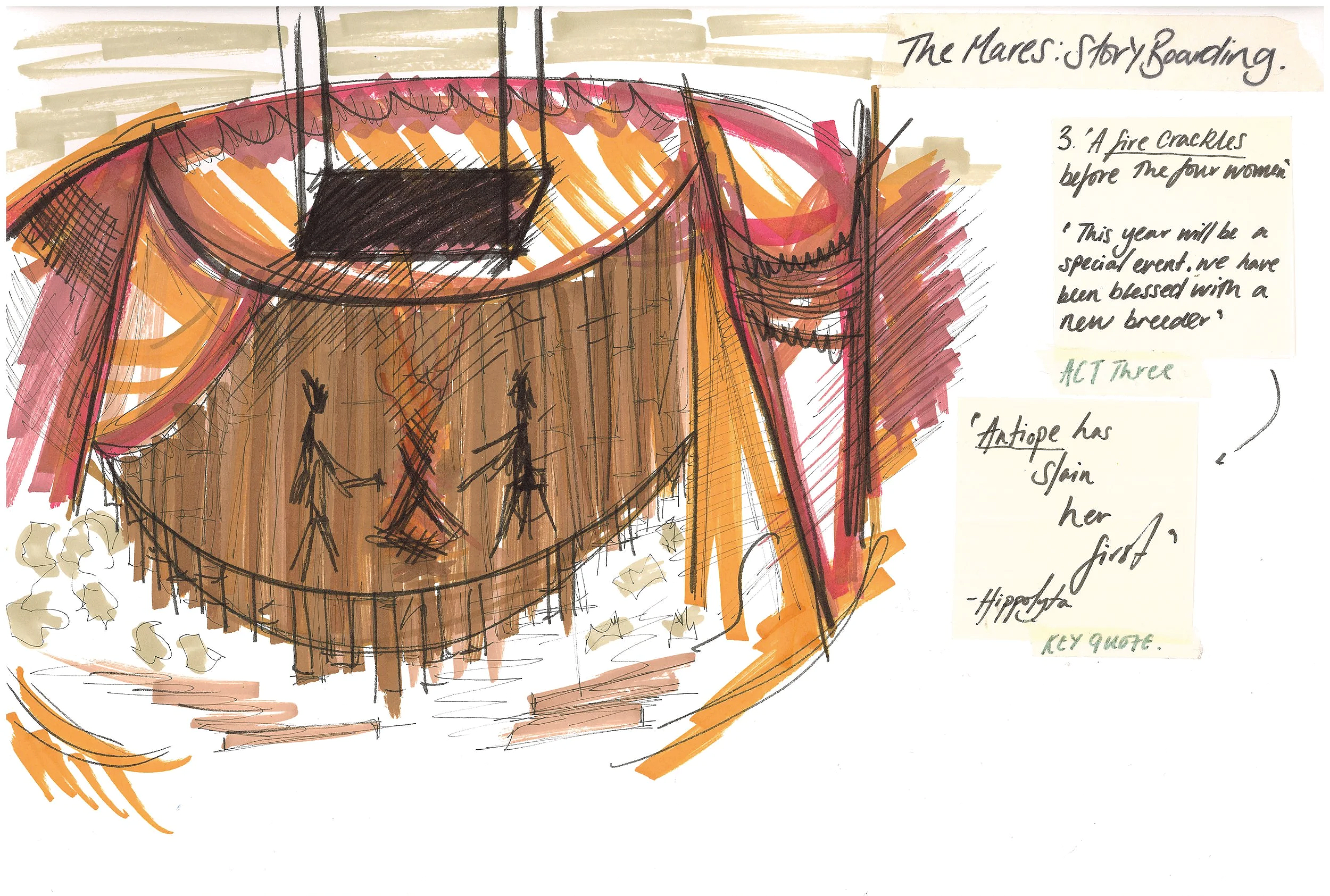 The Mares | 
Set & Costume  (Conceptual Design)