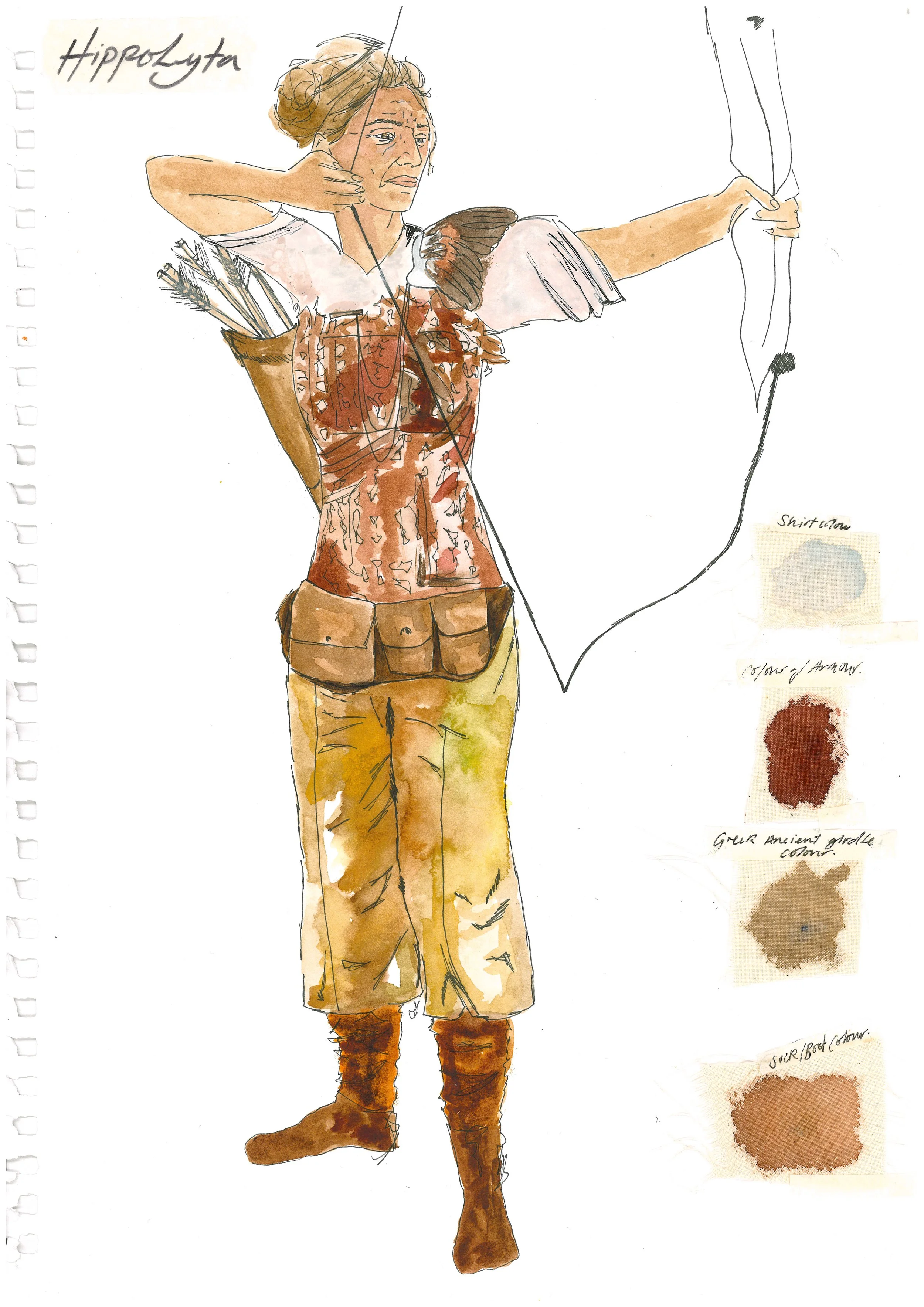 StoryBoards and Costume Drawings