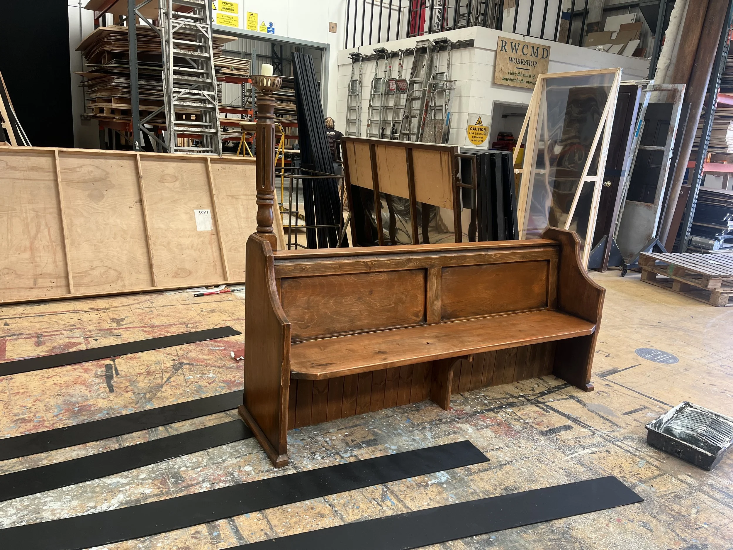Pews Leaving The Workshop