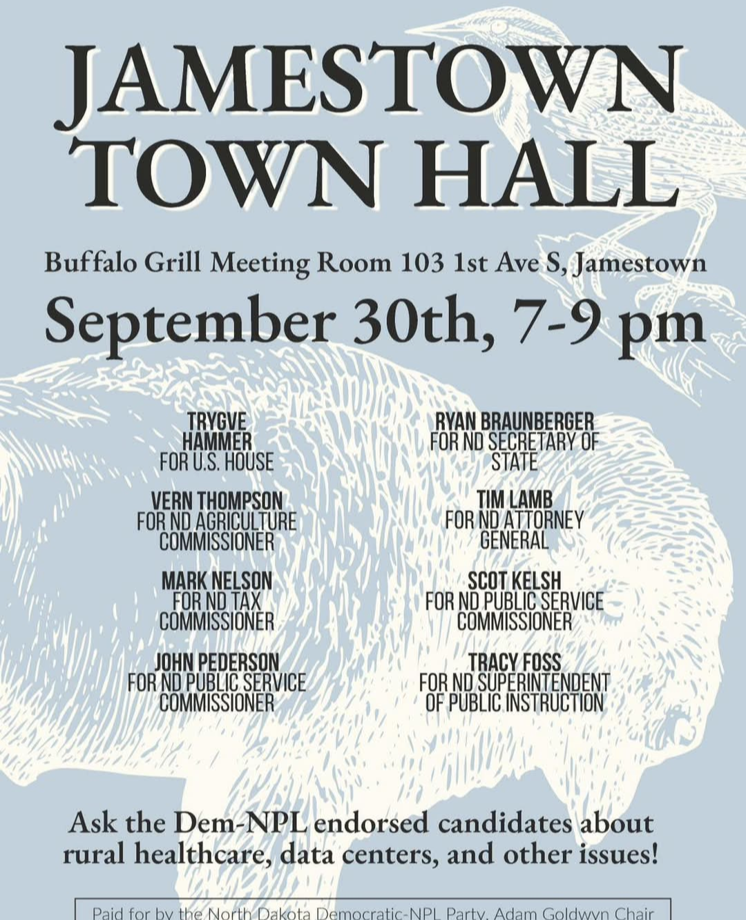 People's Town Hall — Jamestown