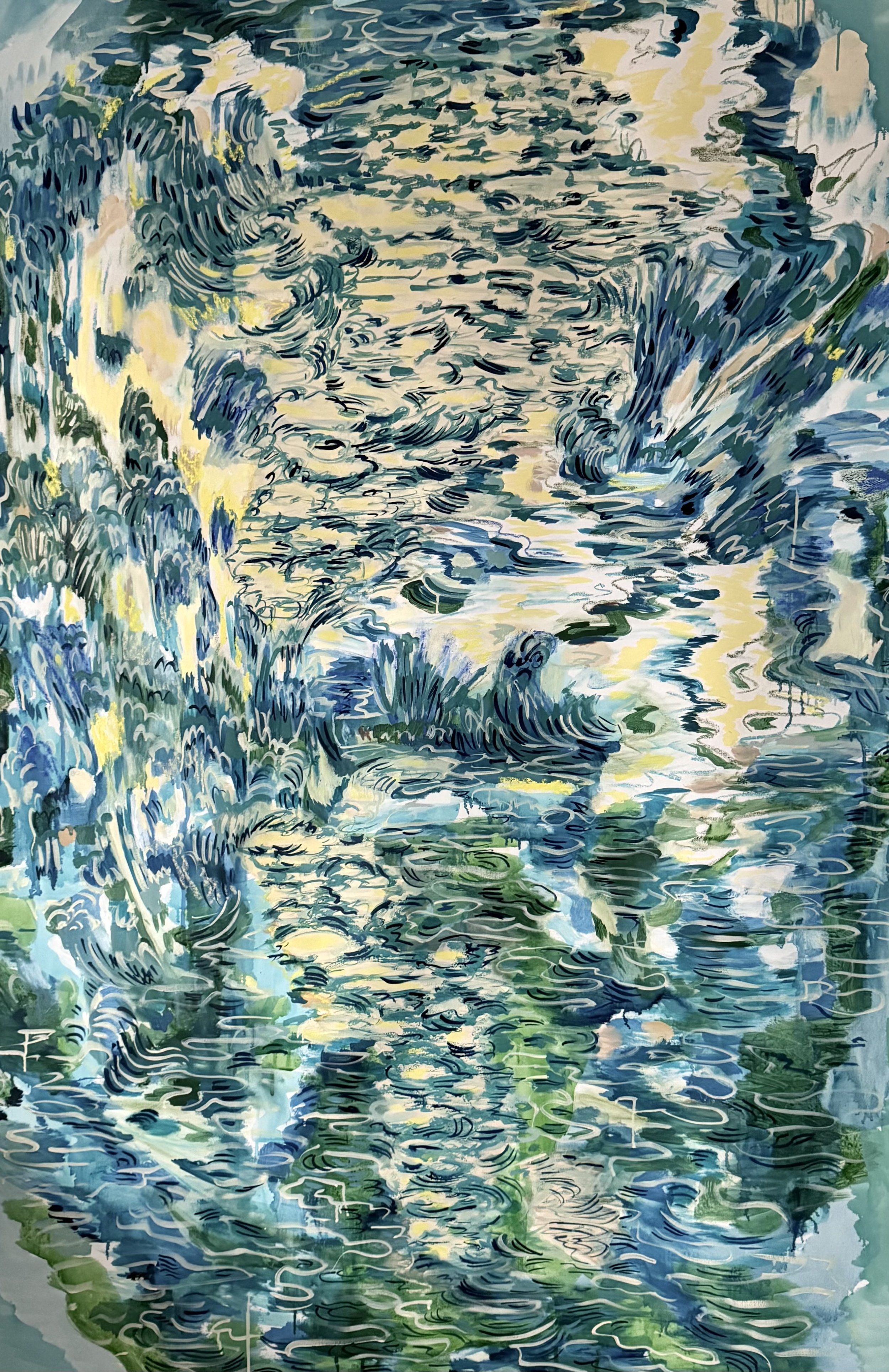 Sous la surface - 90x130cm -