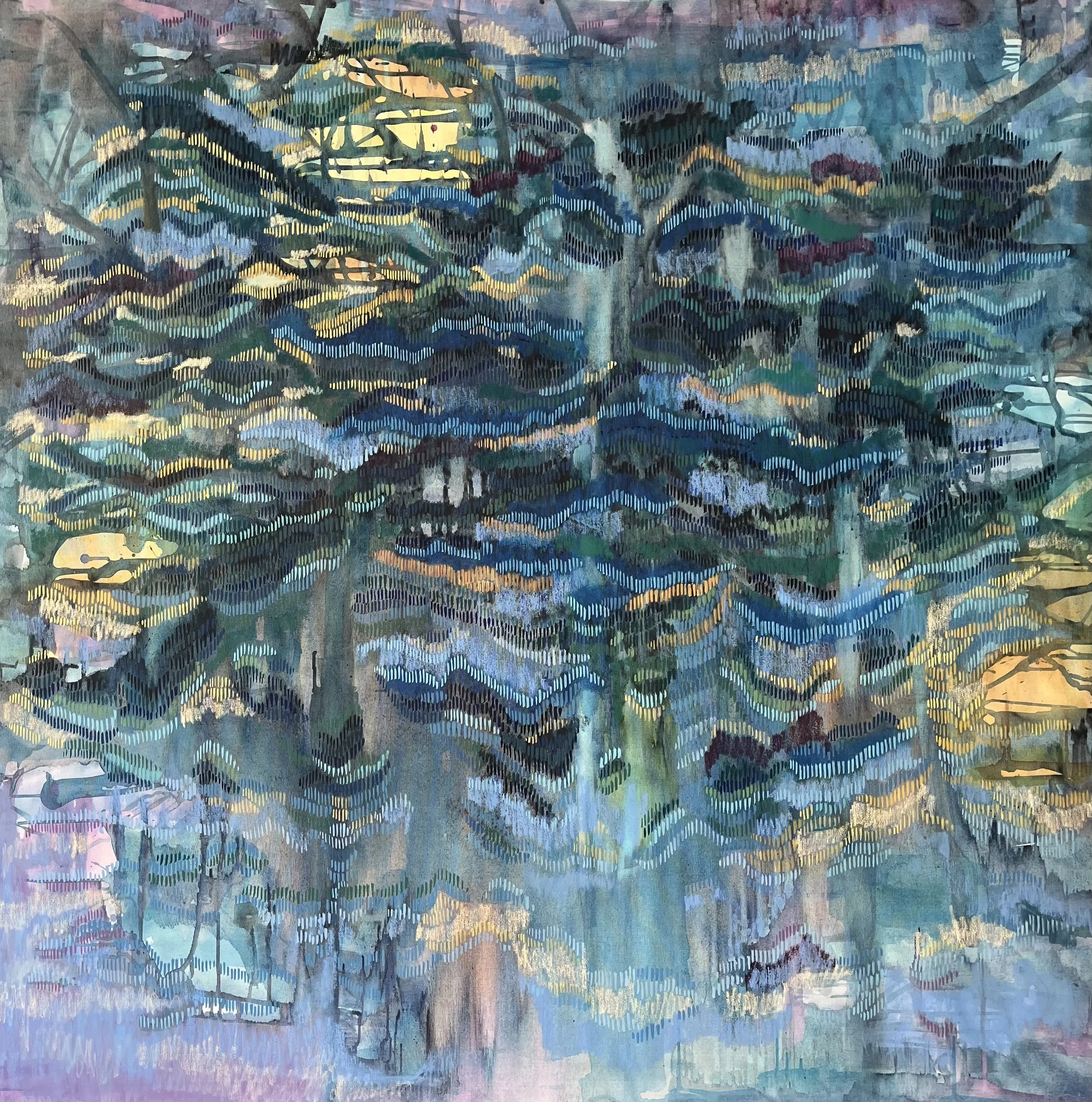 Secret life -120x120cm