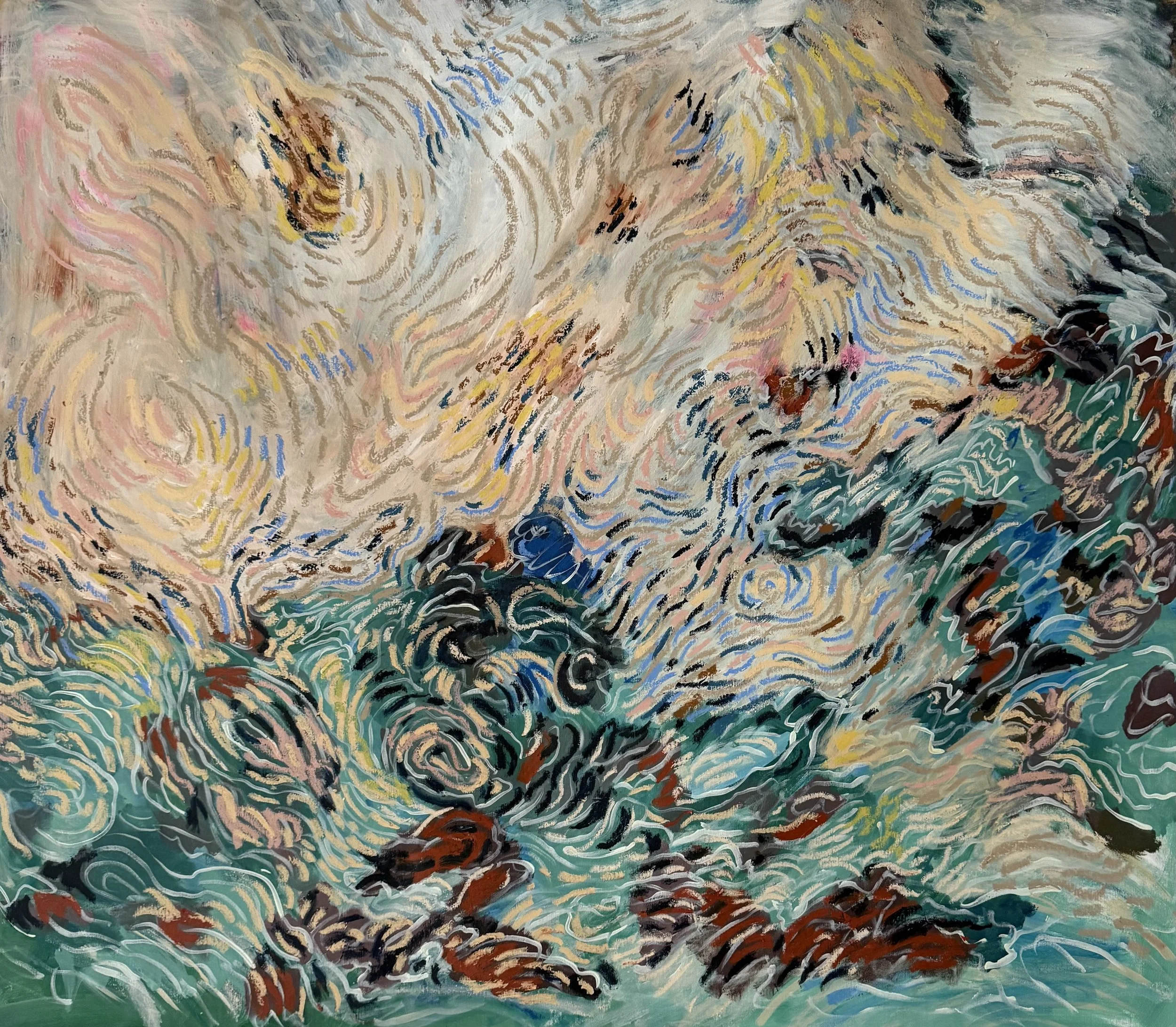 Esprit et matière - 110x110cm