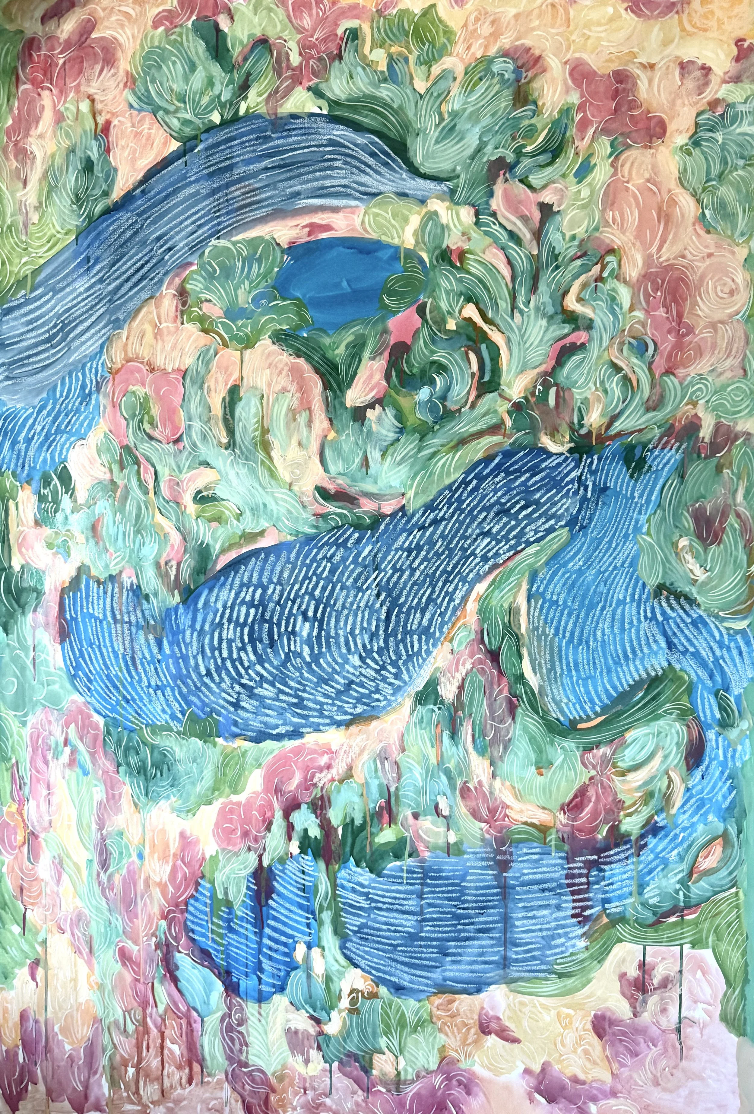 Insouciance, loin d'ici - 90x130cm