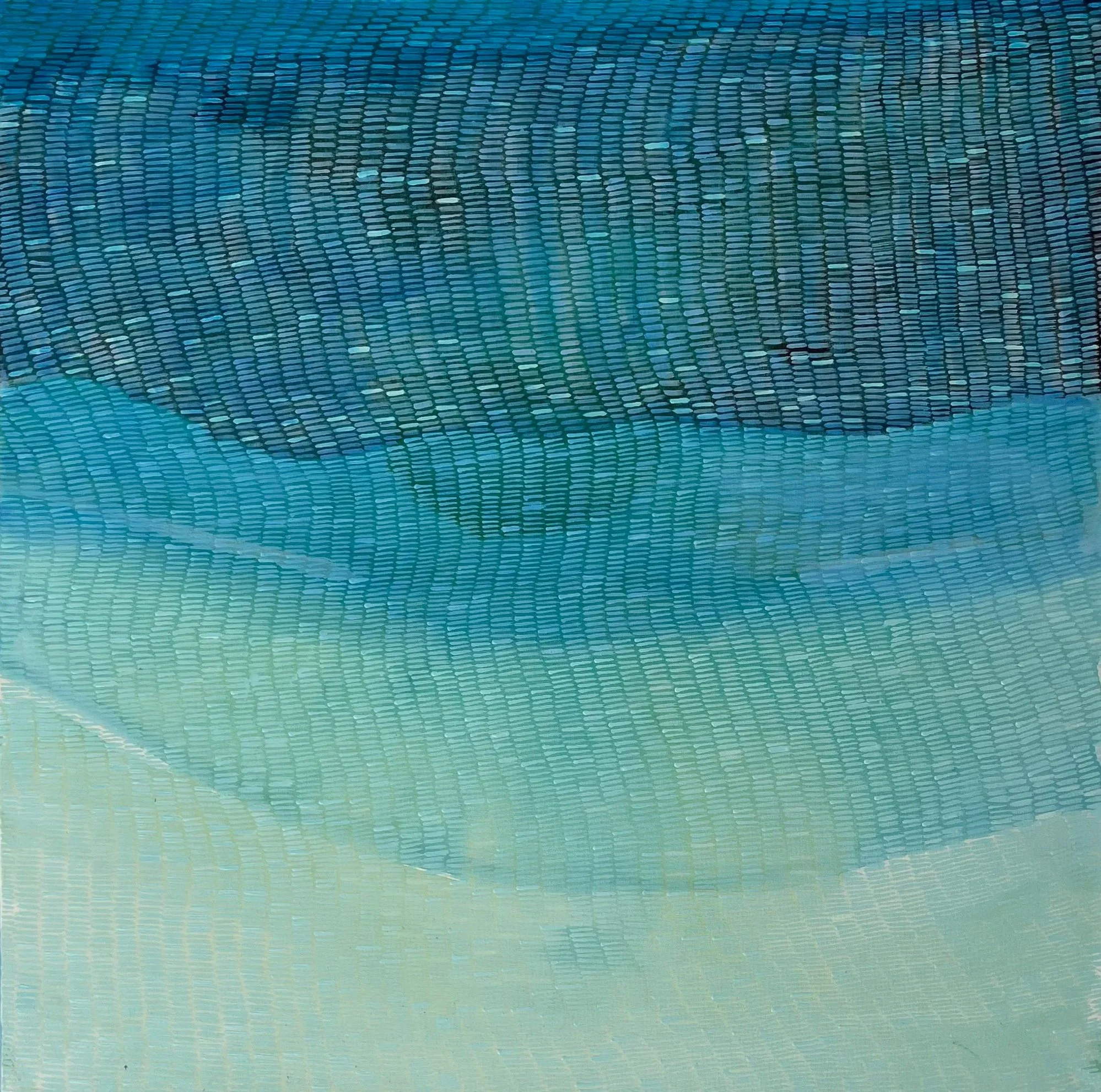 Fluid - 80 x80 cm -Oil on canvas