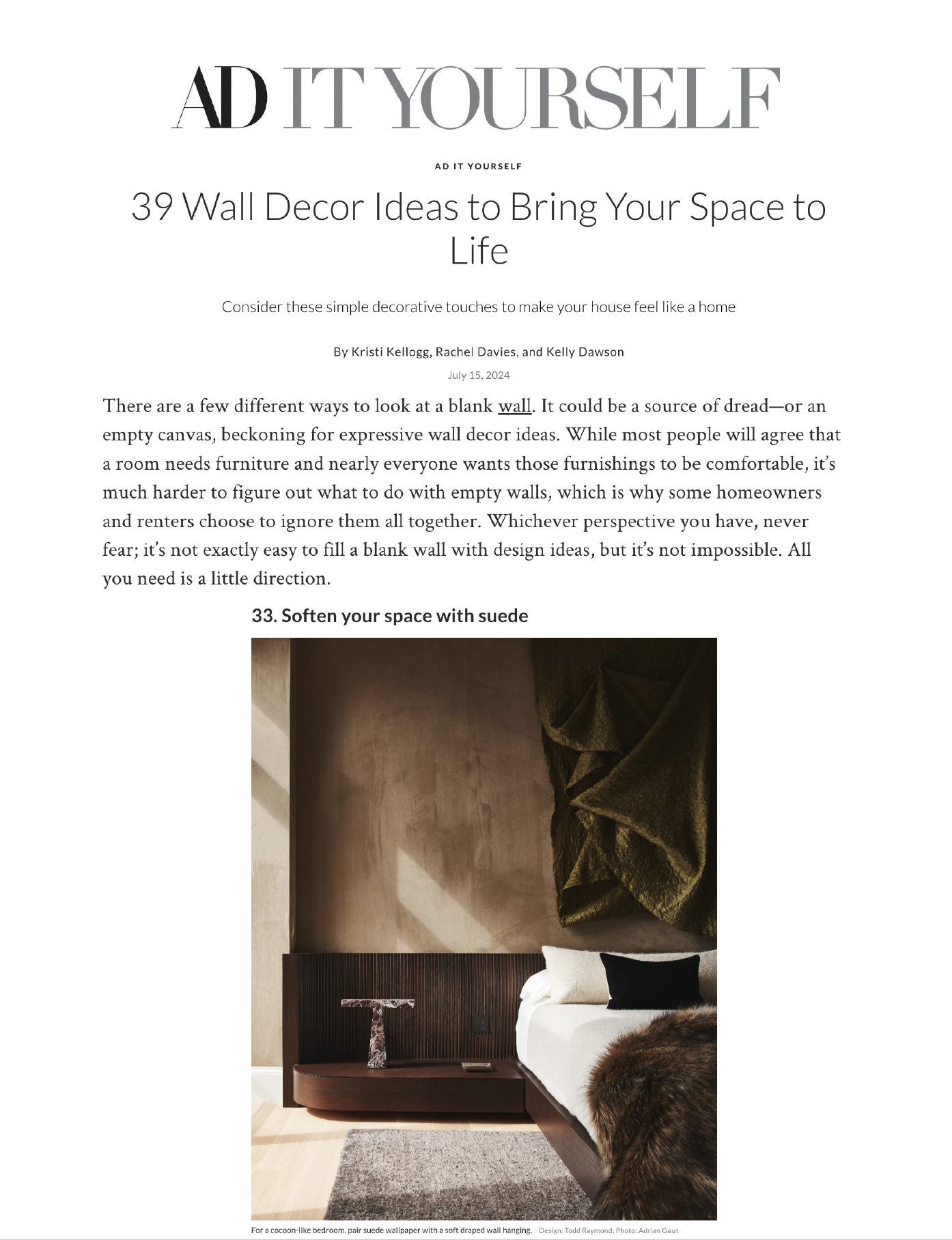 ARCHITECTURAL DIGEST