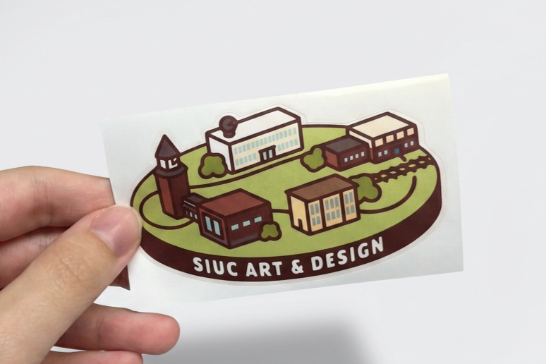 SIU Art & Design - AI Assisted Sticker