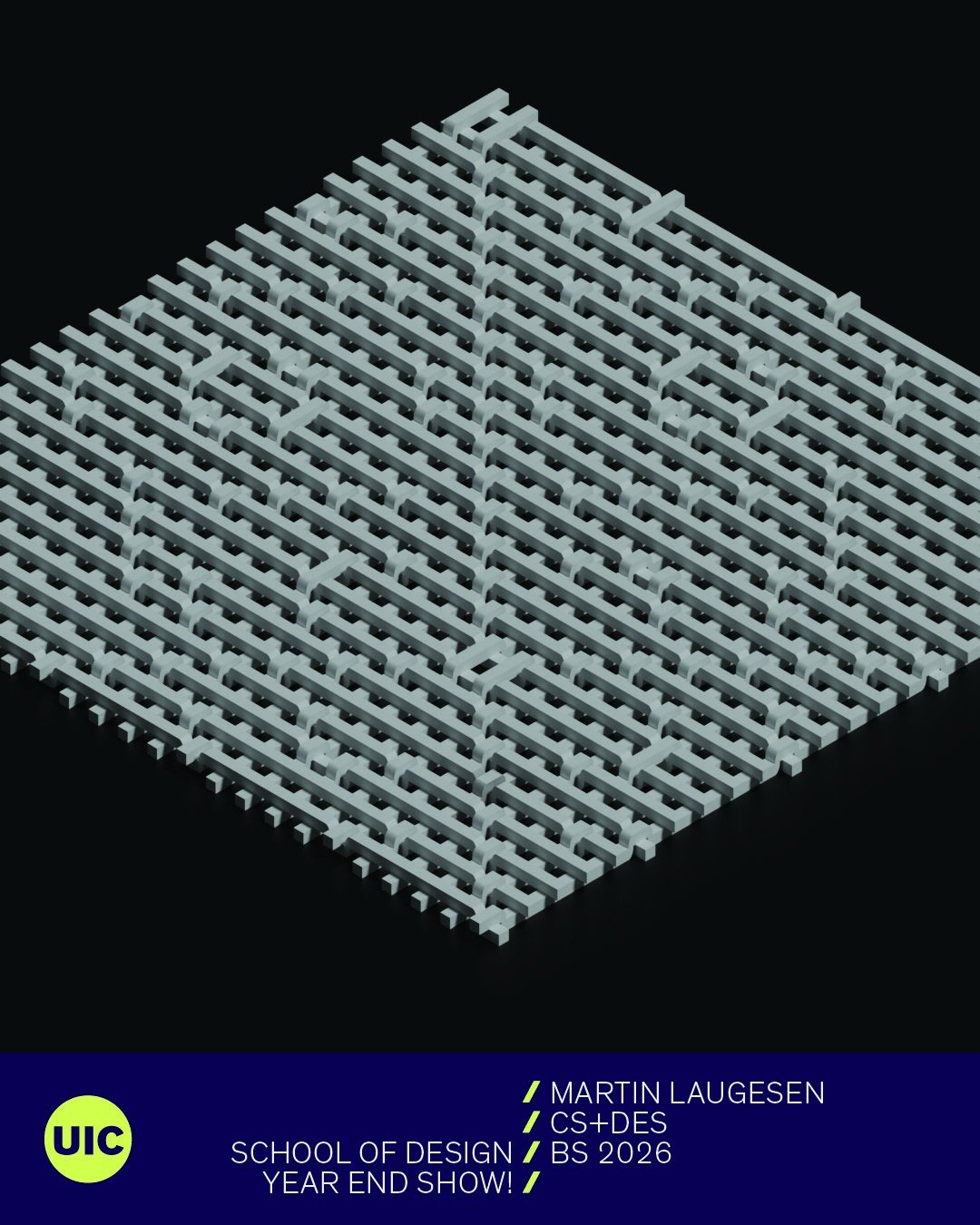 Digital and weaving design share a binary base. While there are many methods for creating digital patterns algorithmically, these methods seem largely absent from textile deign. By using generative patterns across various weaving mediums understandin