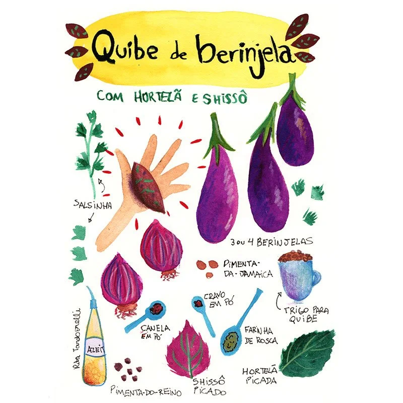 Quibe de berinjela