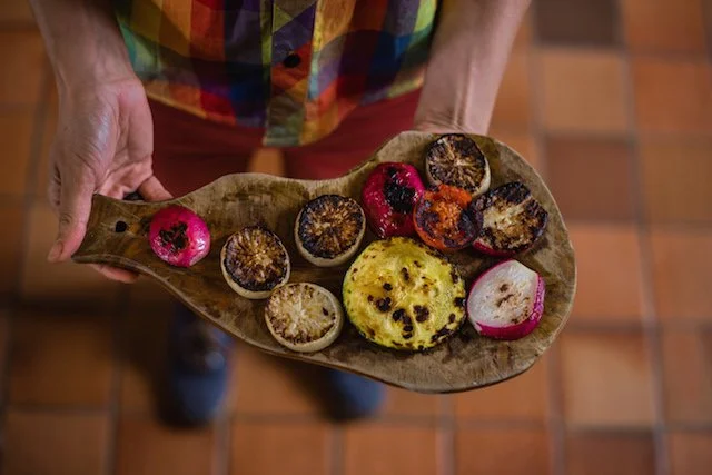 Vegetais grelhados, simplicidade e sabor