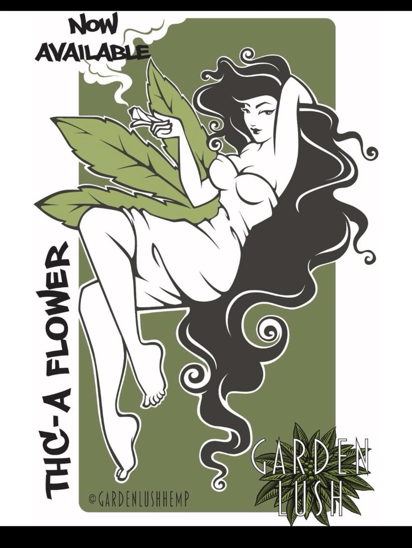 New printed poster for shops carrying #gardenlush . Thanks everyone for the support! Very stoked to be a best seller in all the shops we are in so far . Quality speaks and we bring it!