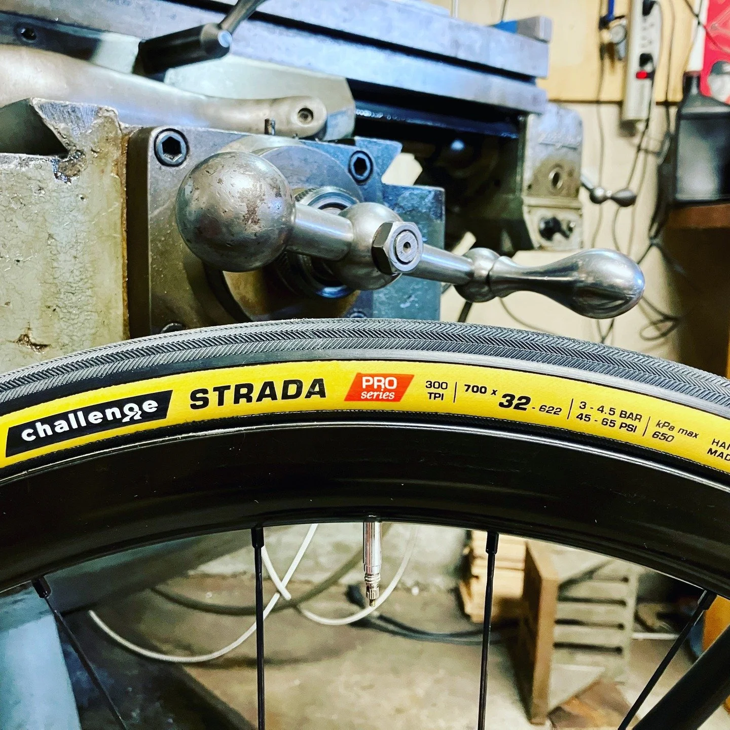 New tire size, new construction, and a joy to mount - really. Clean bike and ready for spring!