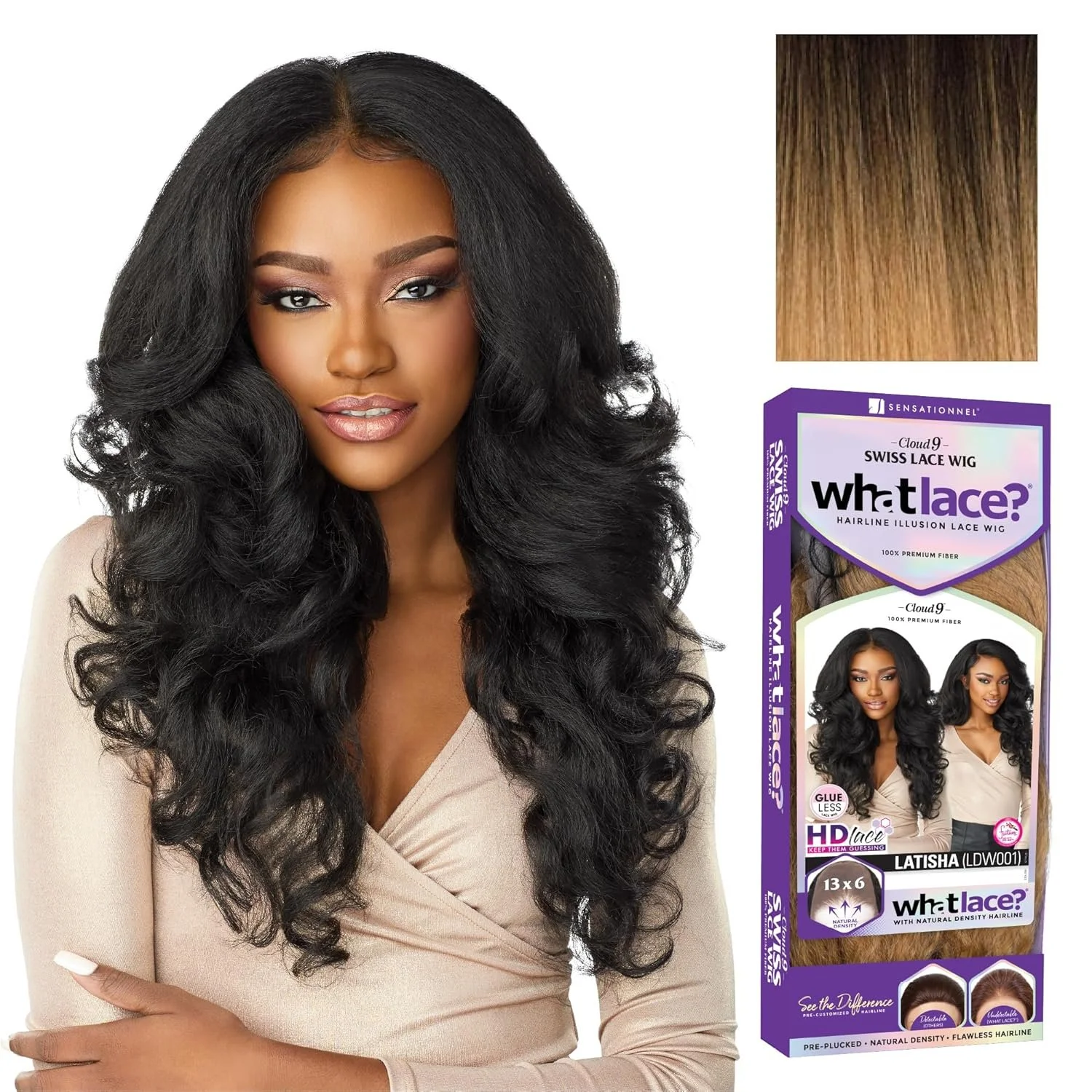 LATISHA - T1B/27 Tipped Off Black and Honey Blonde