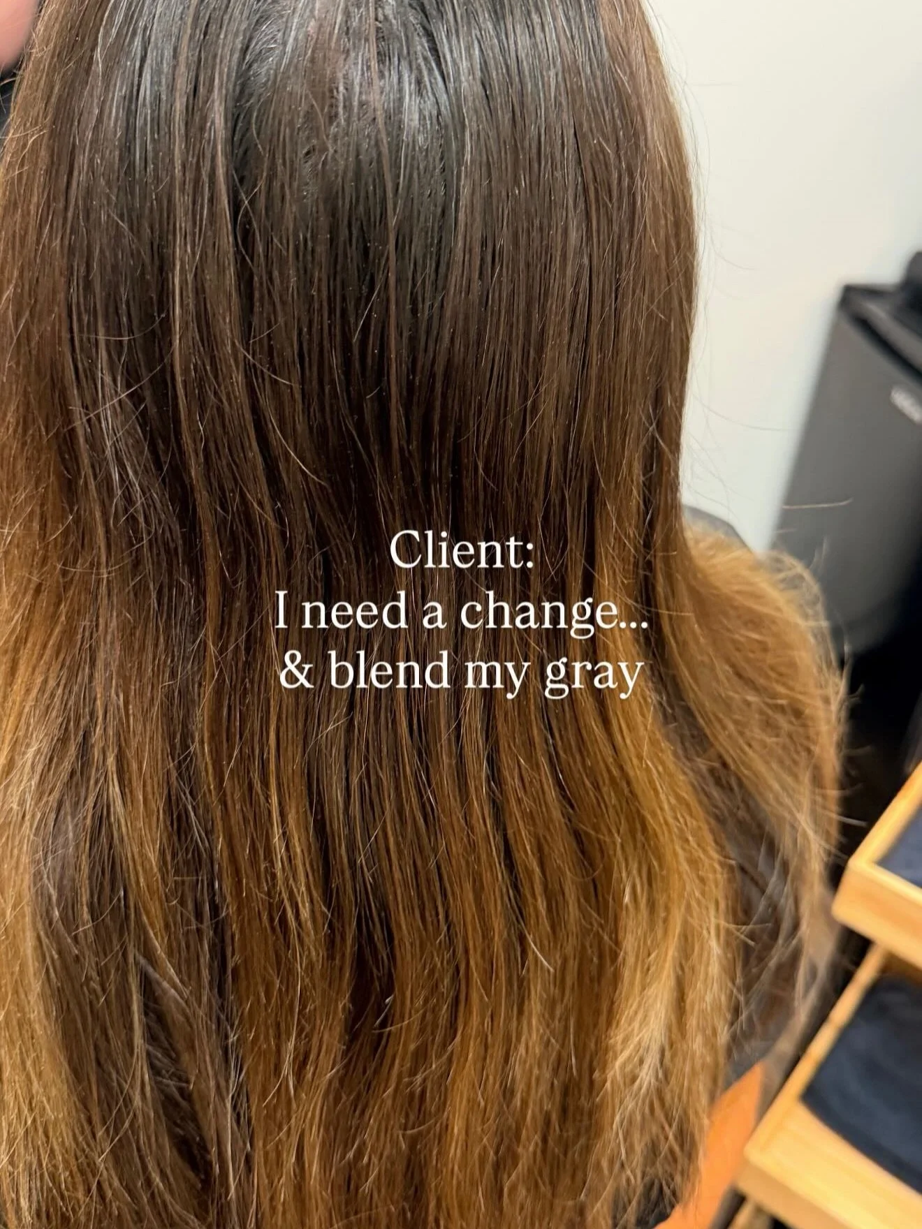 Here&rsquo;s your sign &mdash;> you need a hair day with yours truly 🤎🤍💁🏼&zwj;♀️ @_holleyluna
