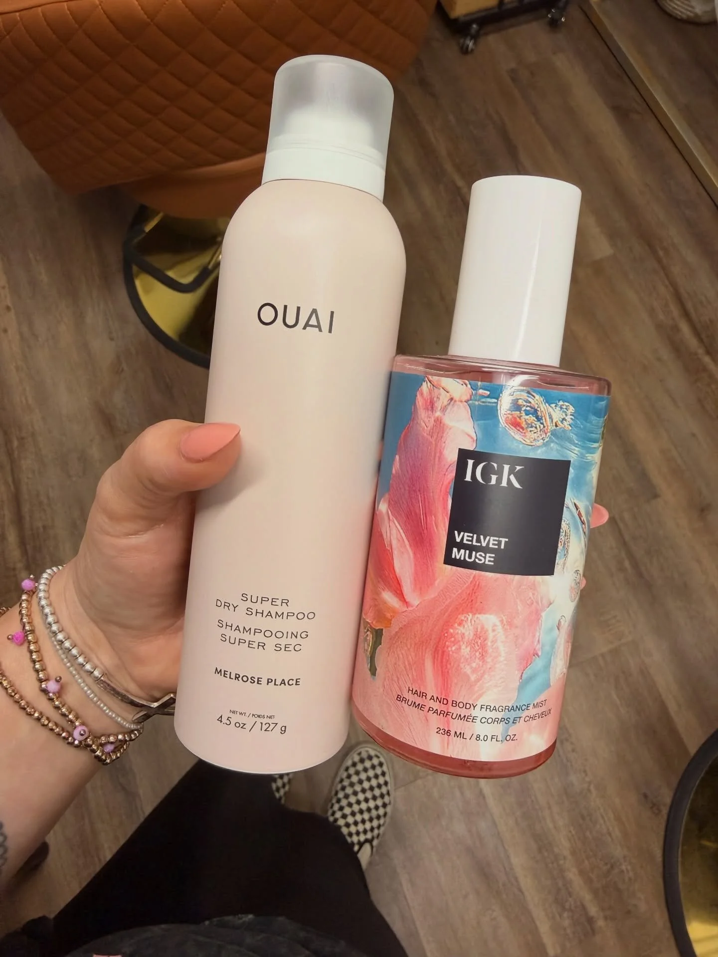 You NEED this hair duo!!!! 🎀🔥⚡️ #ouaihaircare #igkproducts #lunabeauty #etxstylist #haircarefavorites
