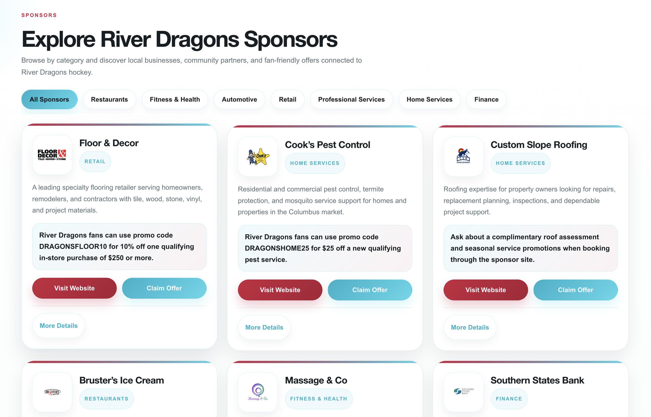 SponsorLink secondary product view