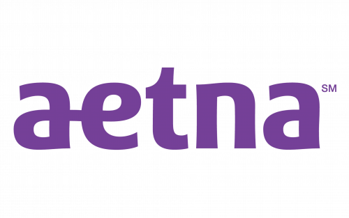 A purple Aetna logo with the word 'aetna' in lowercase letters.