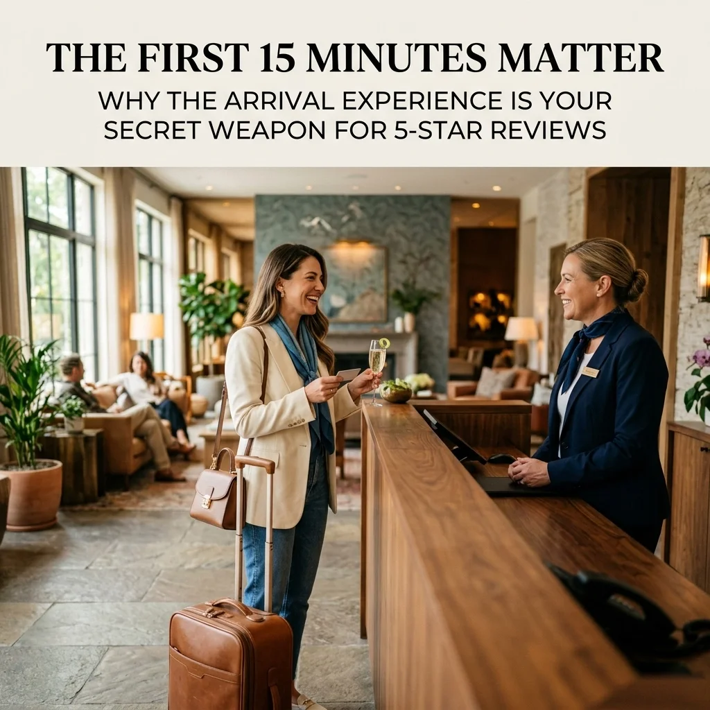 The First 15 Minutes Matter: Why the Arrival Experience is Your Secret Weapon for 5-Star Reviews