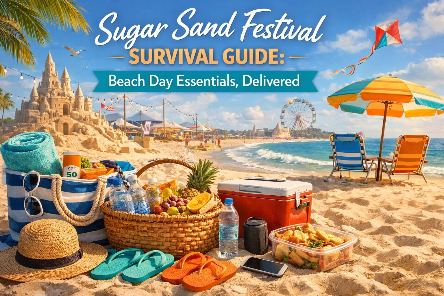 Sugar Sand Festival Survival Guide: Beach Day Essentials, Delivered