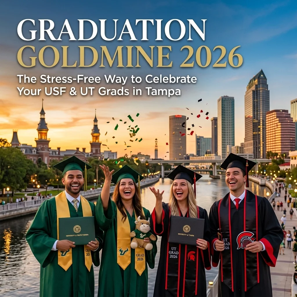 Graduation Goldmine 2026: The Stress-Free Way to Celebrate Your USF &amp; UT Grads in Tampa