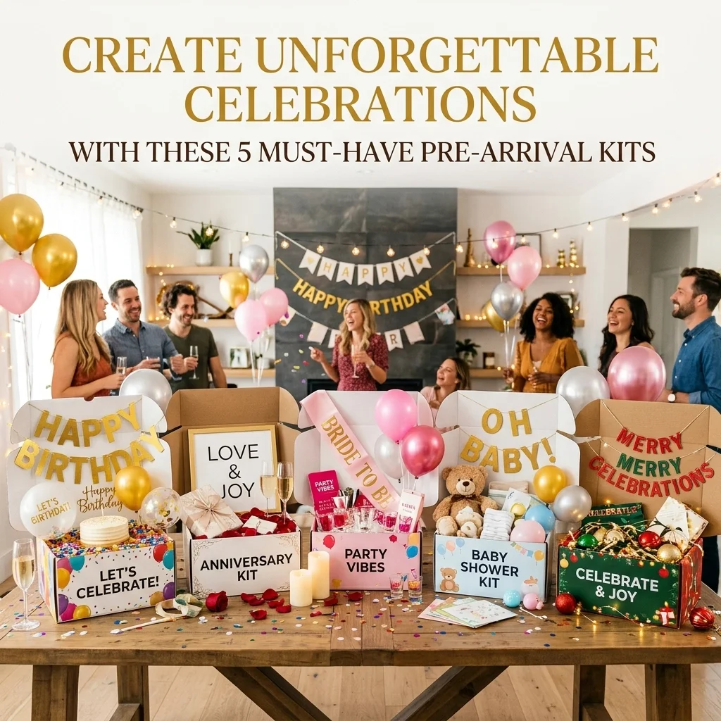 Create Unforgettable Celebrations with These 5 Must-Have Pre-Arrival Kits