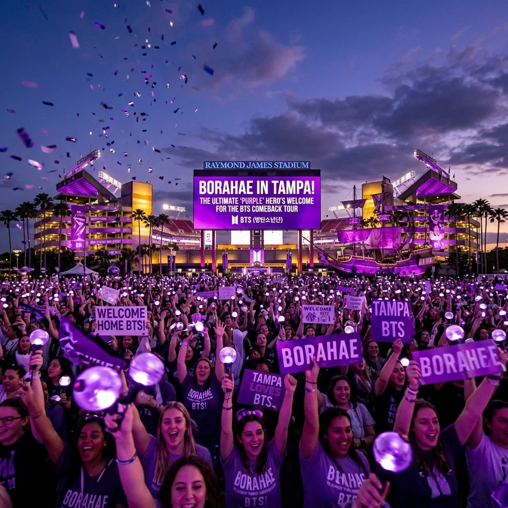 Borahae in Tampa: The Ultimate 'Purple' Hero’s Welcome for the BTS Comeback Tour