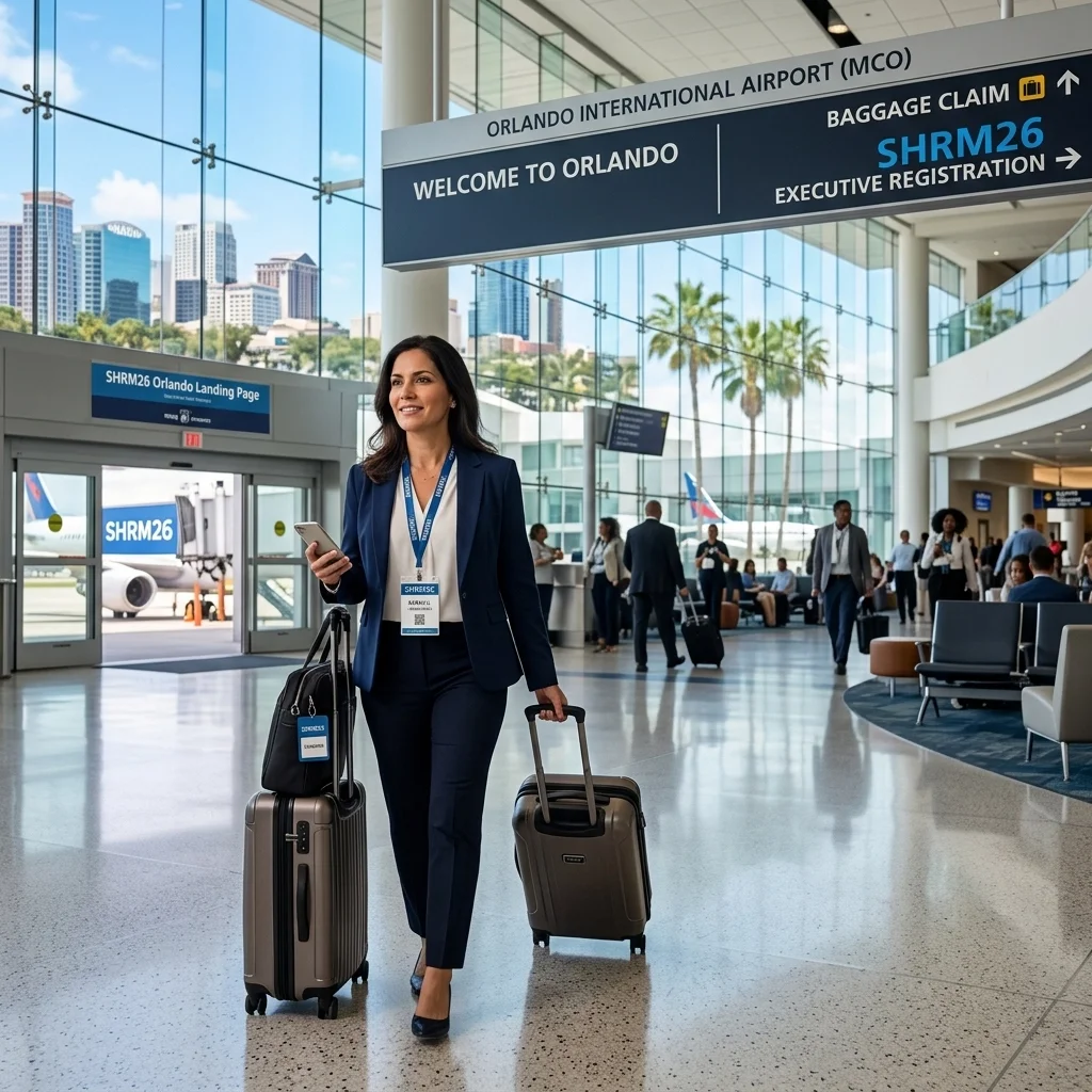Executive Arrival: SHRM26 Orlando Landing Page Resource