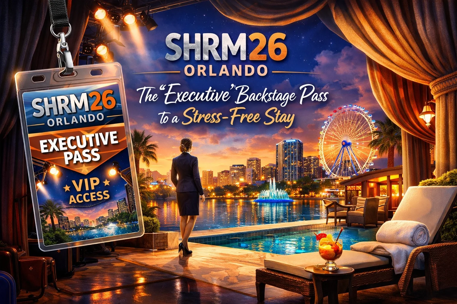 SHRM26 Orlando: The 'Executive' Backstage Pass to a Stress-Free Stay